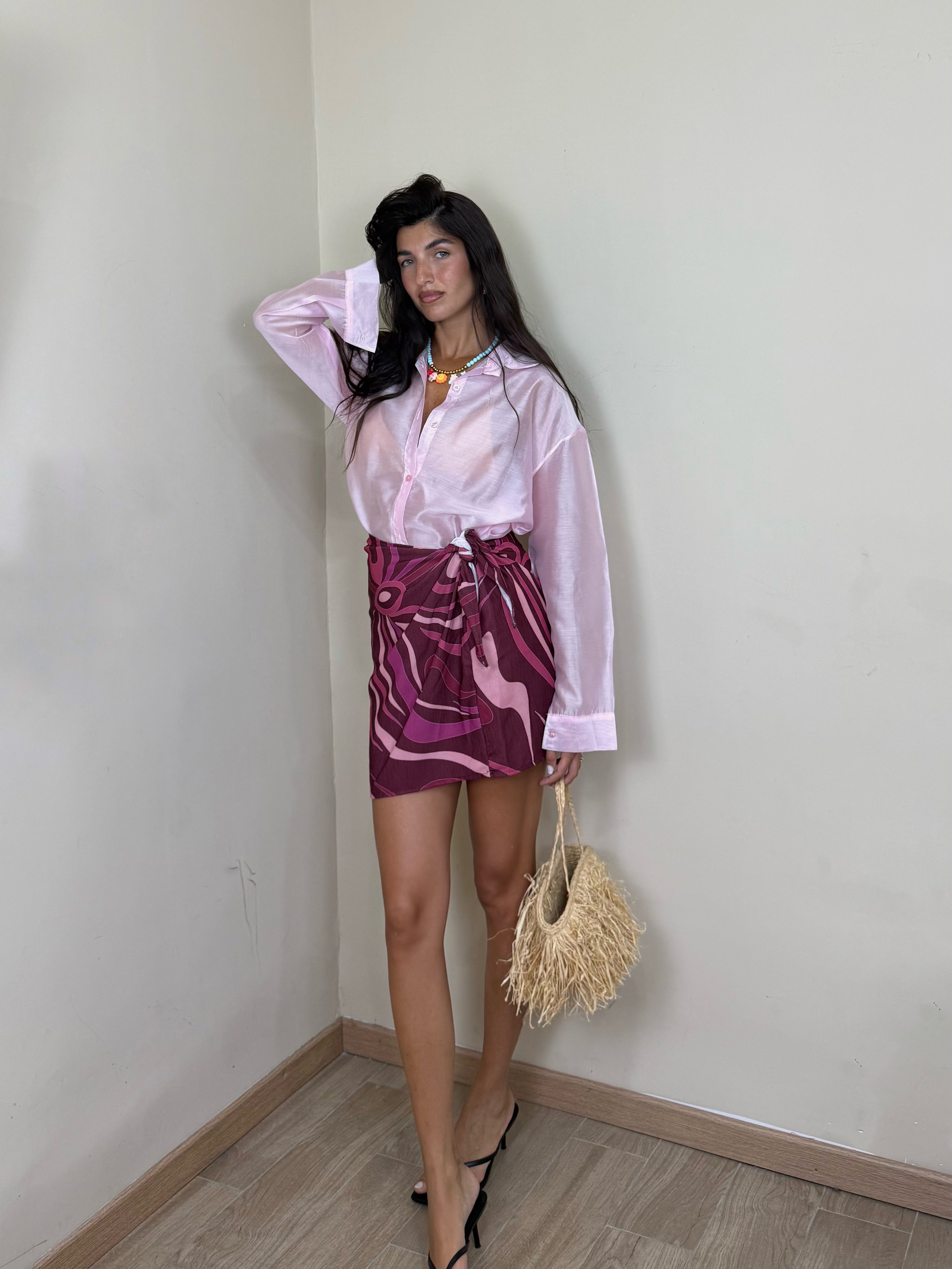 Camicia fiammata