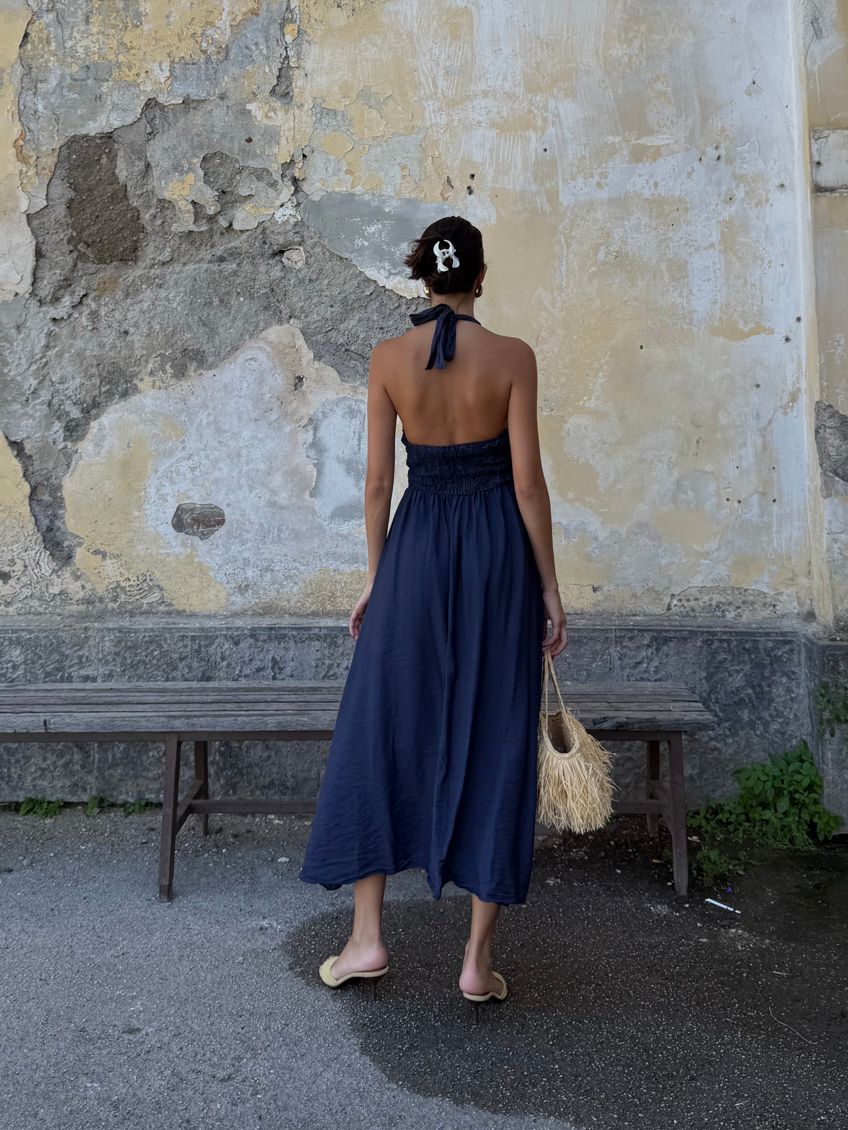 Dress scollo americana