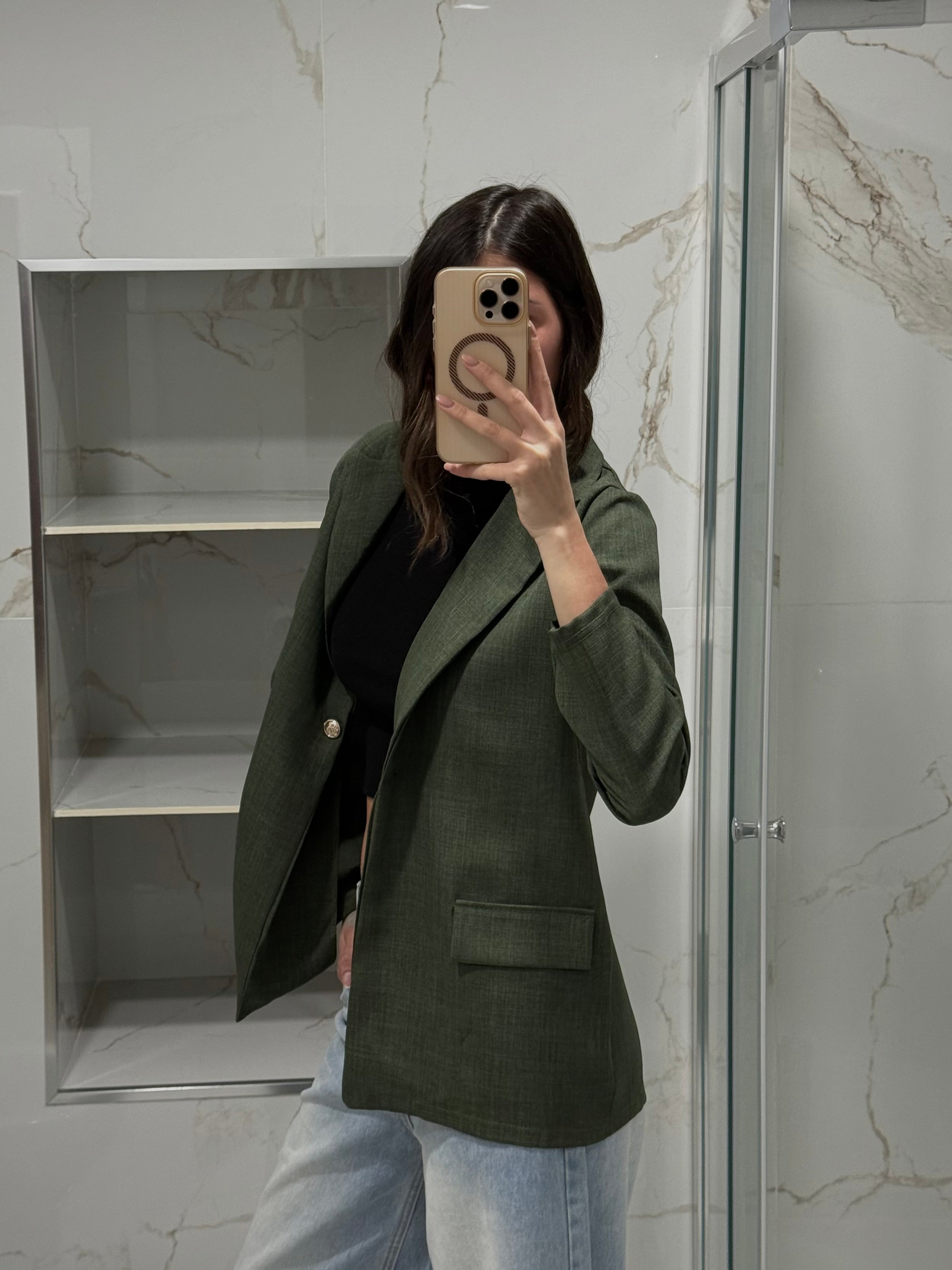 Blazer Gaia verde