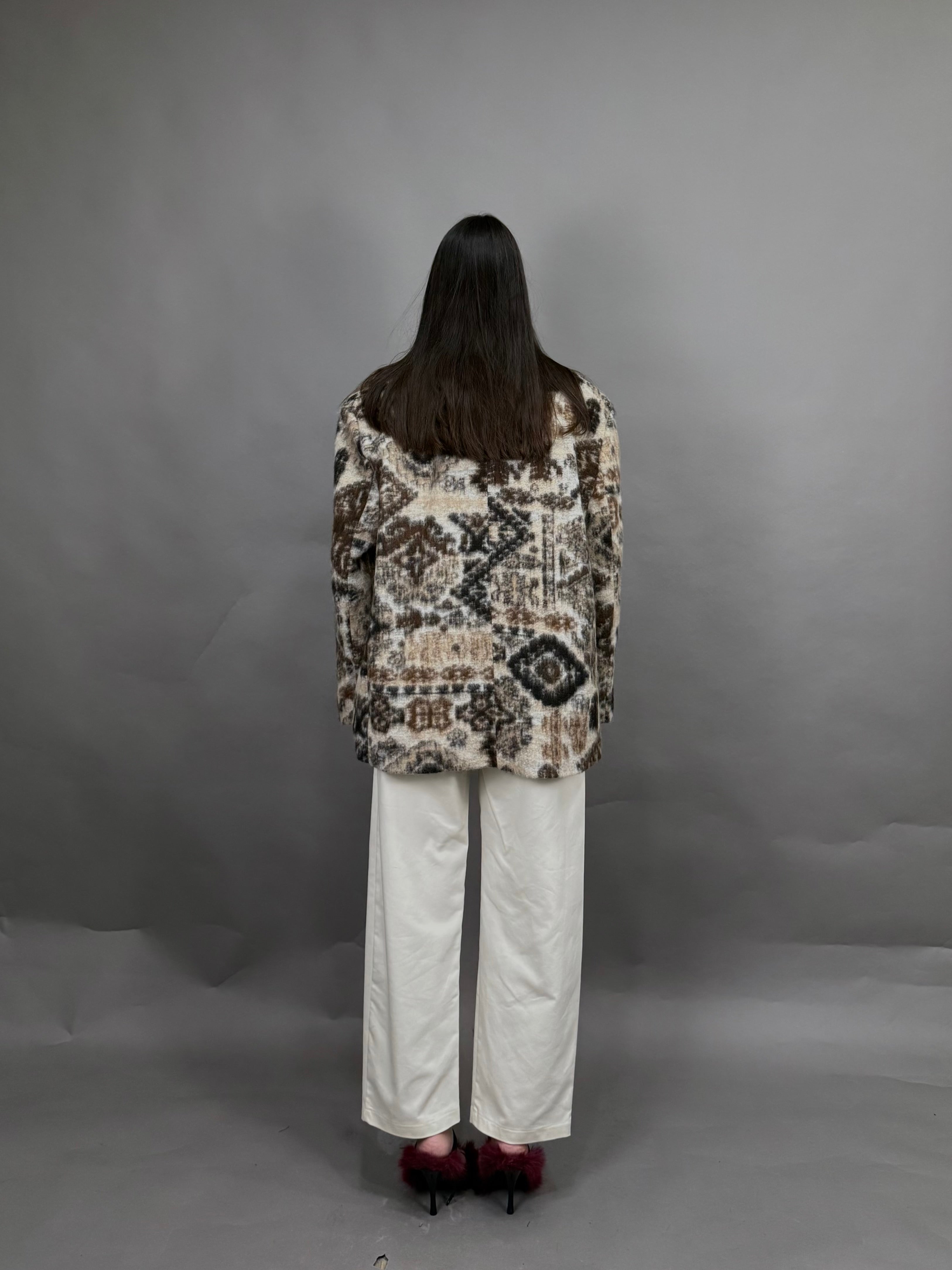 Giacca peso cappotto bandana marrone