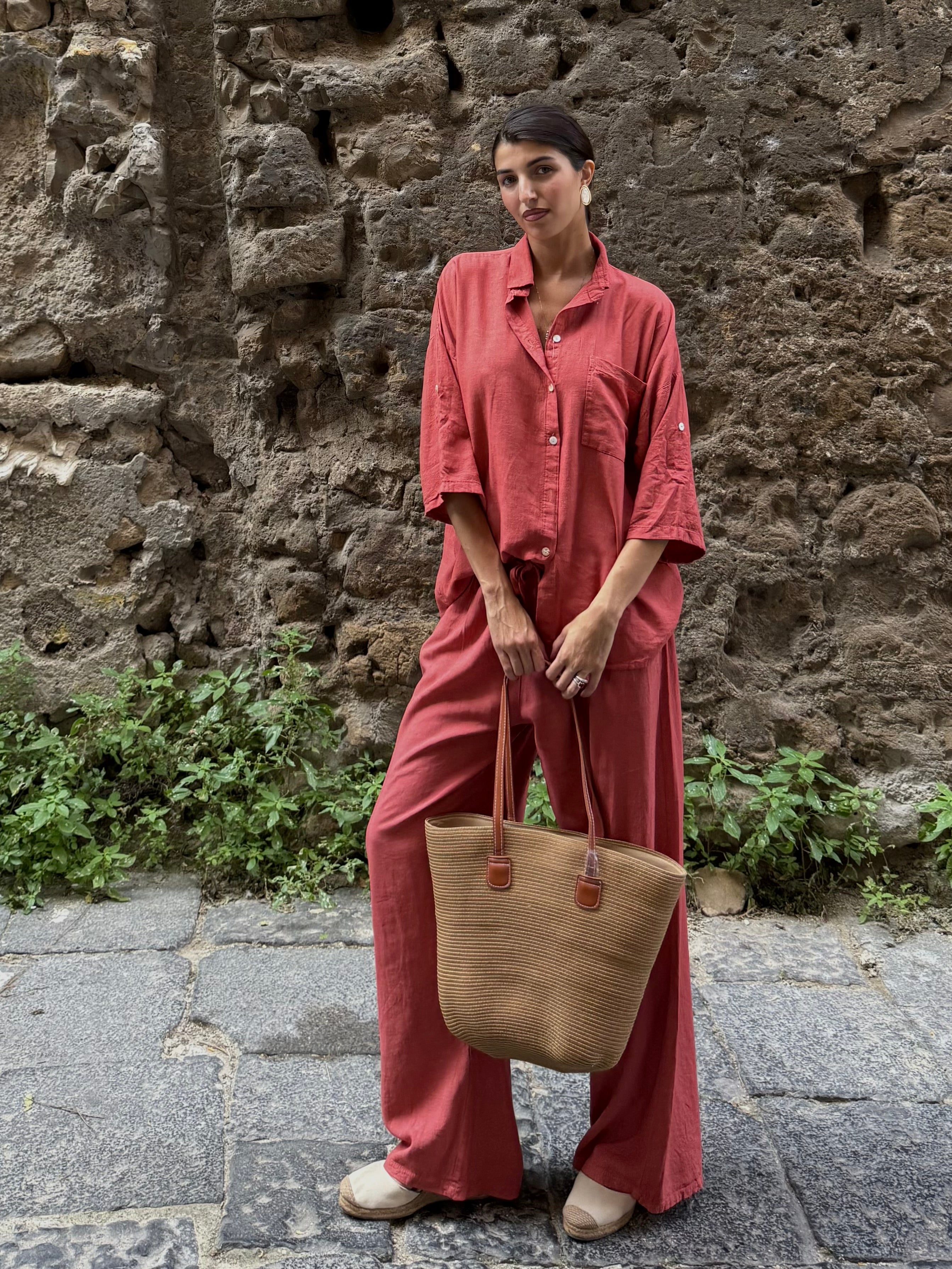 Coordinato Malibu salmone - LadyB Shop Online