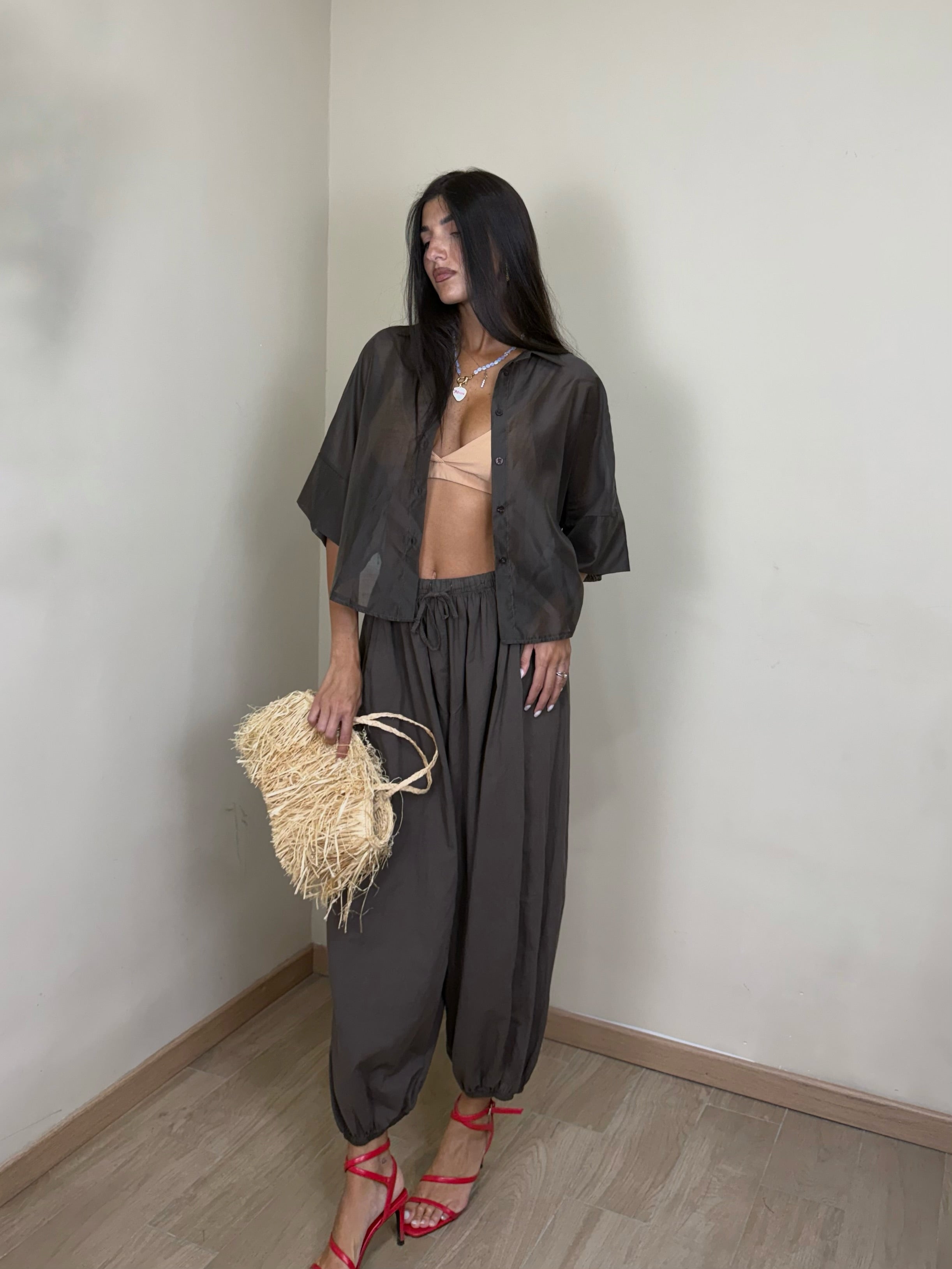 Pantalone ballon in cotone