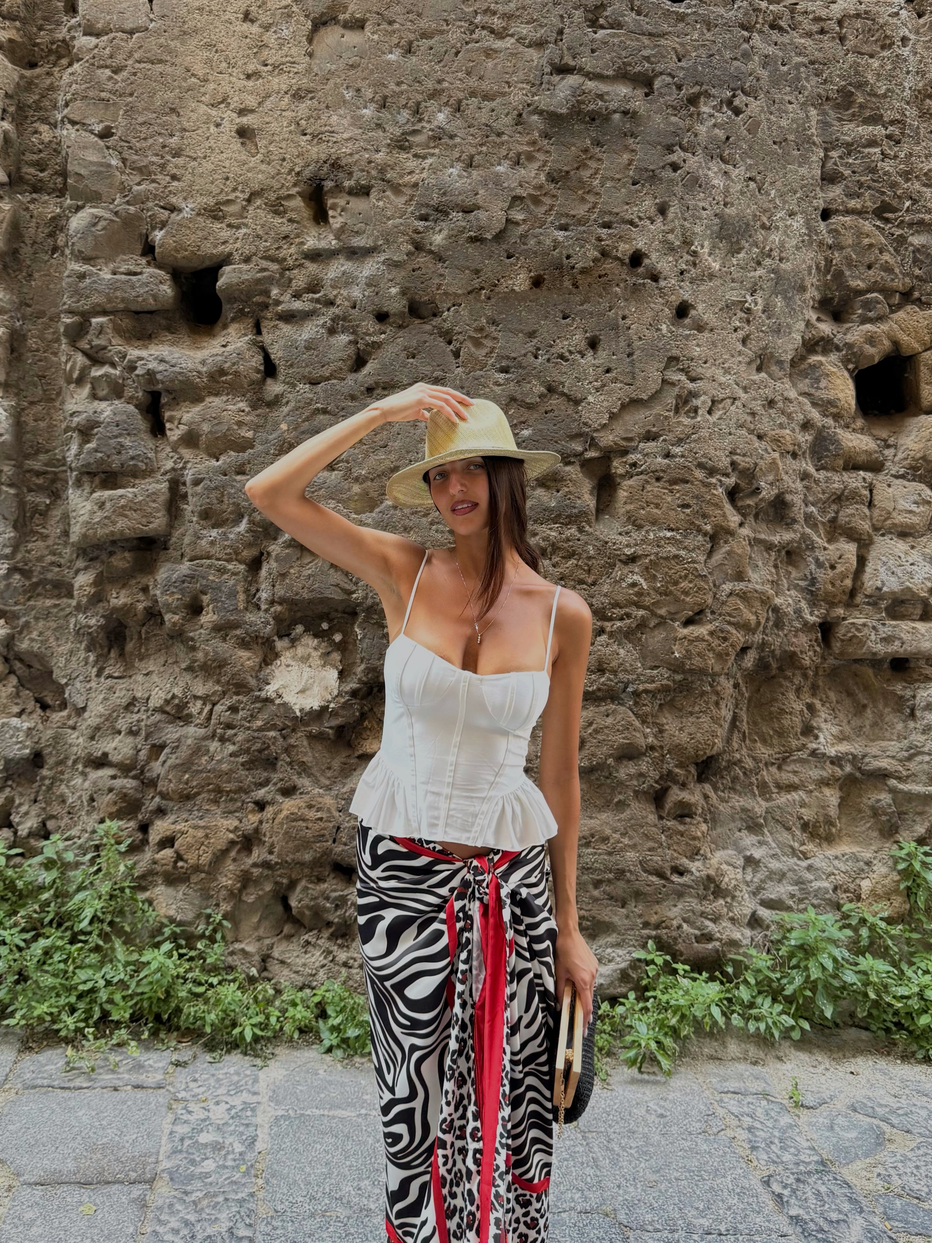 Top bustier bianco - LadyB Shop Online