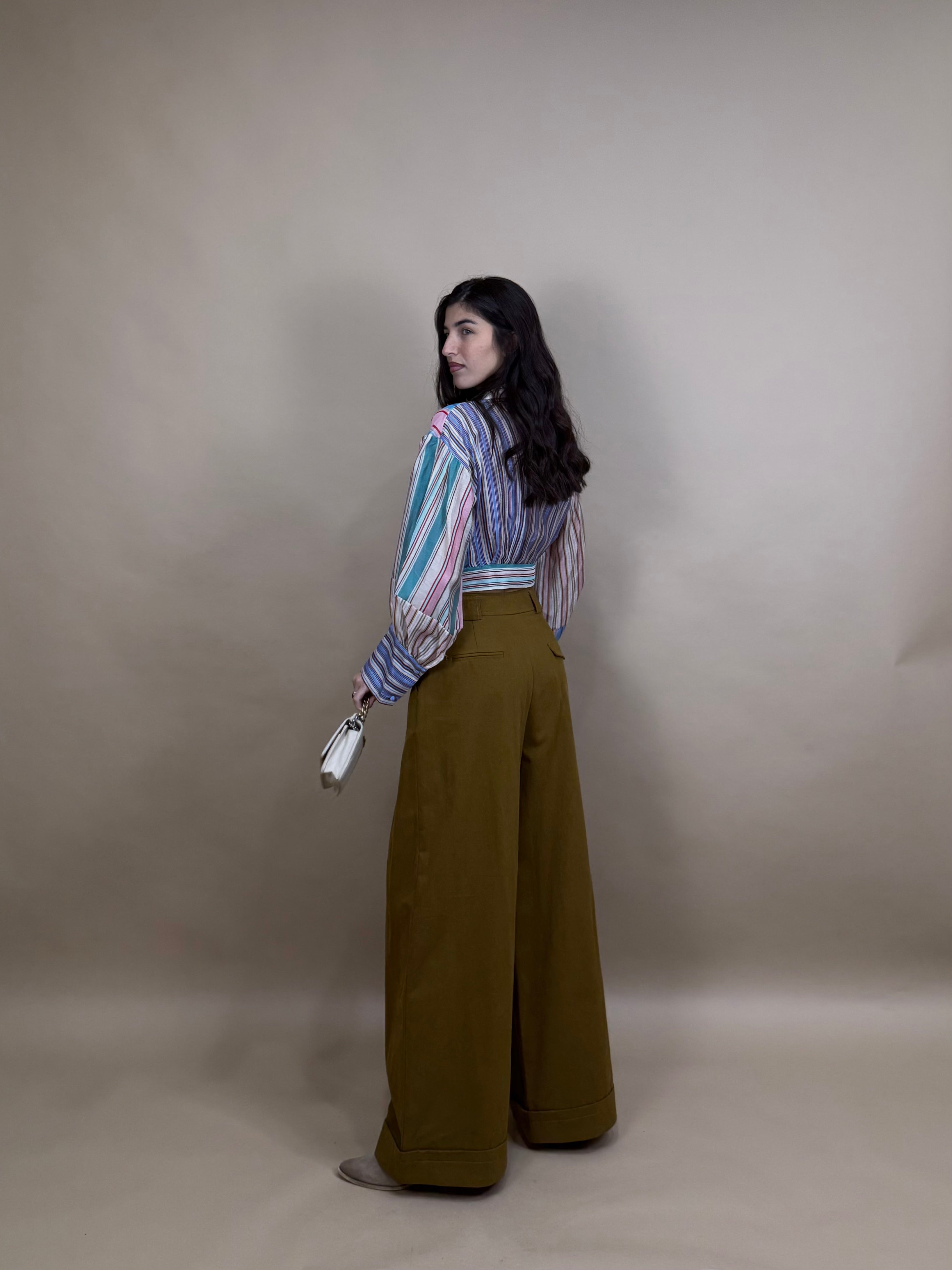 Pantalone Kalvin by Lumina cammello
