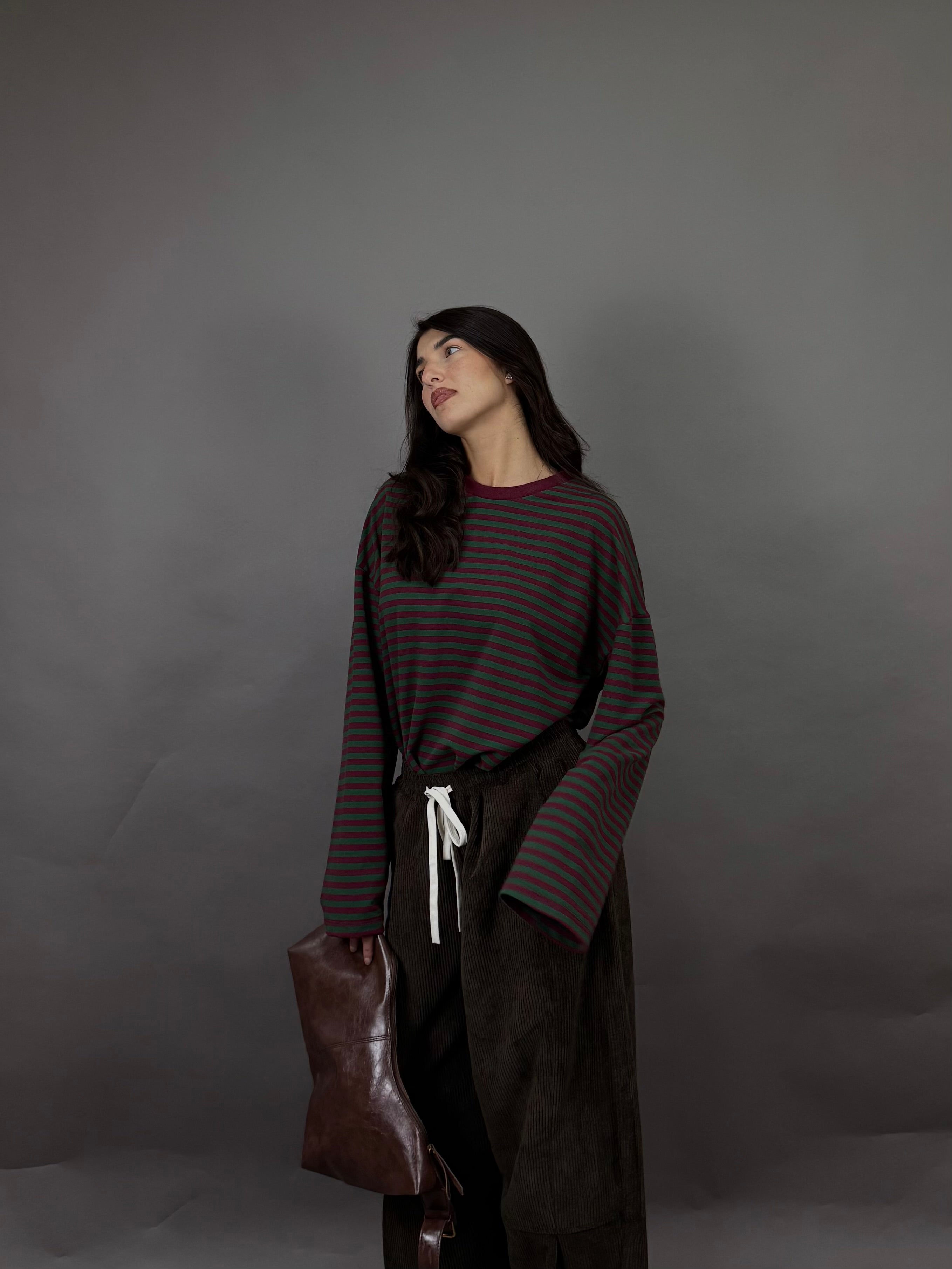 Maglia manica larga just