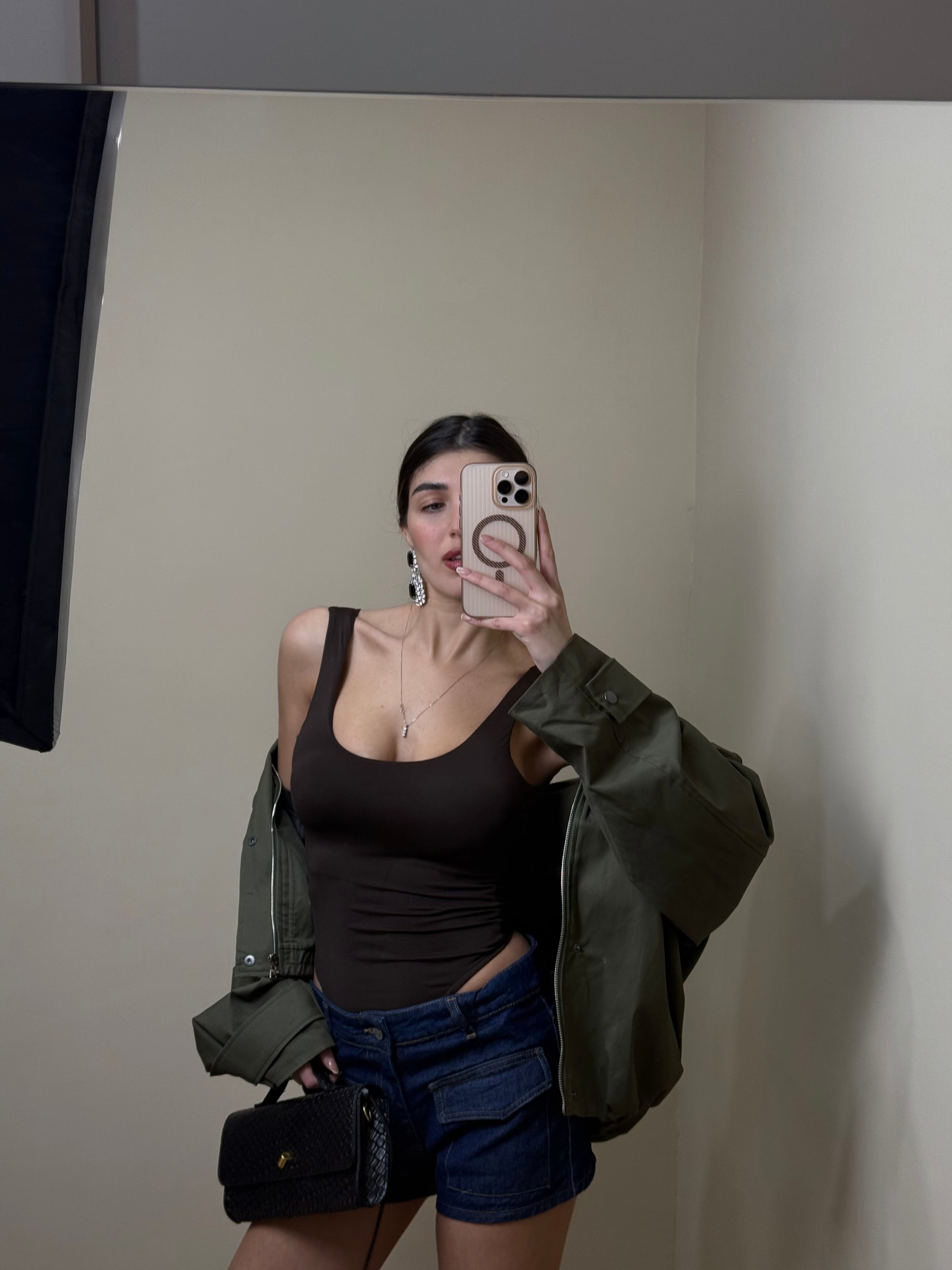 Body contenitivo marrone - LadyB Shop Online