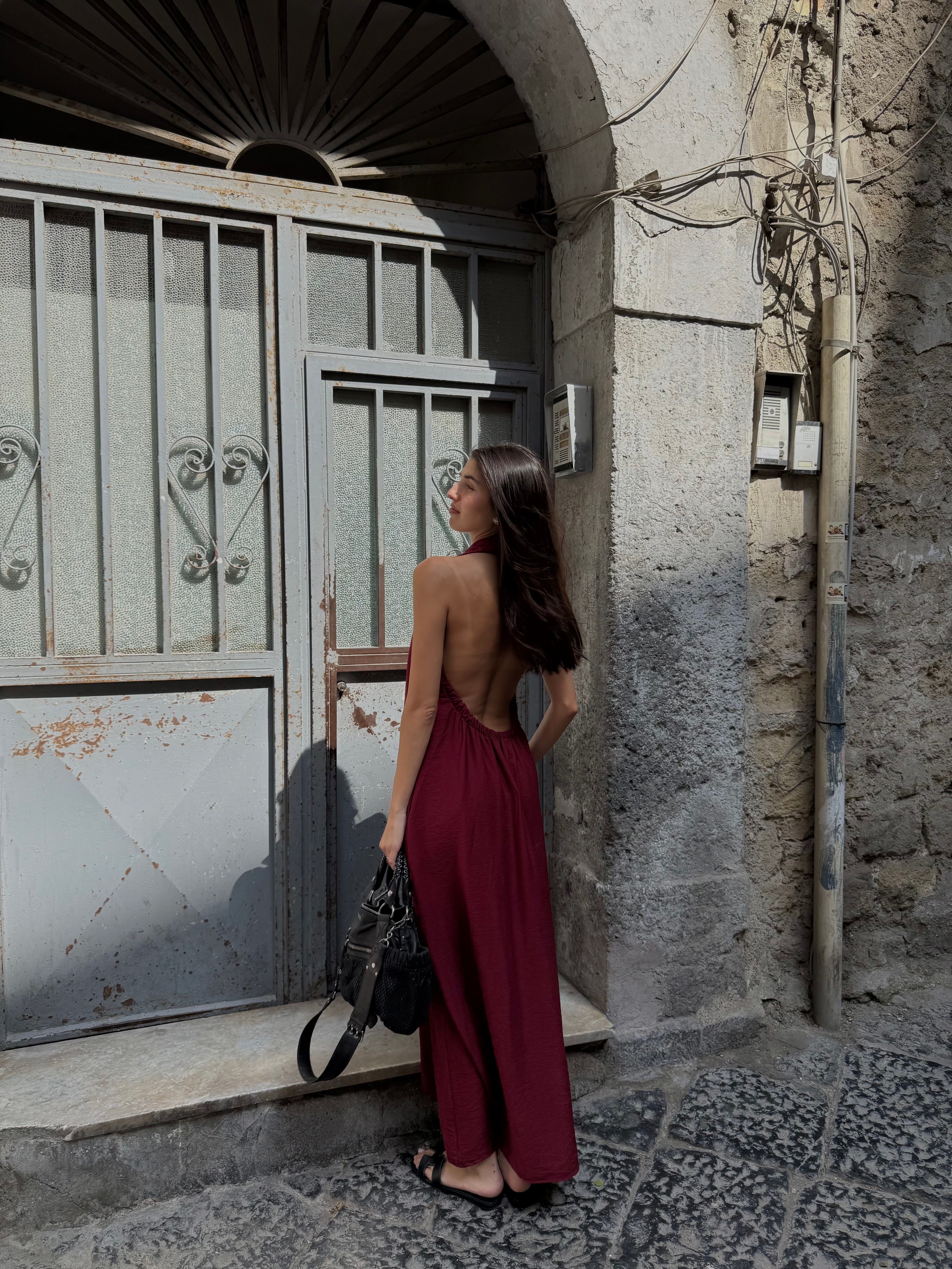 Dress Lucilla bordeaux - LadyB Shop Online