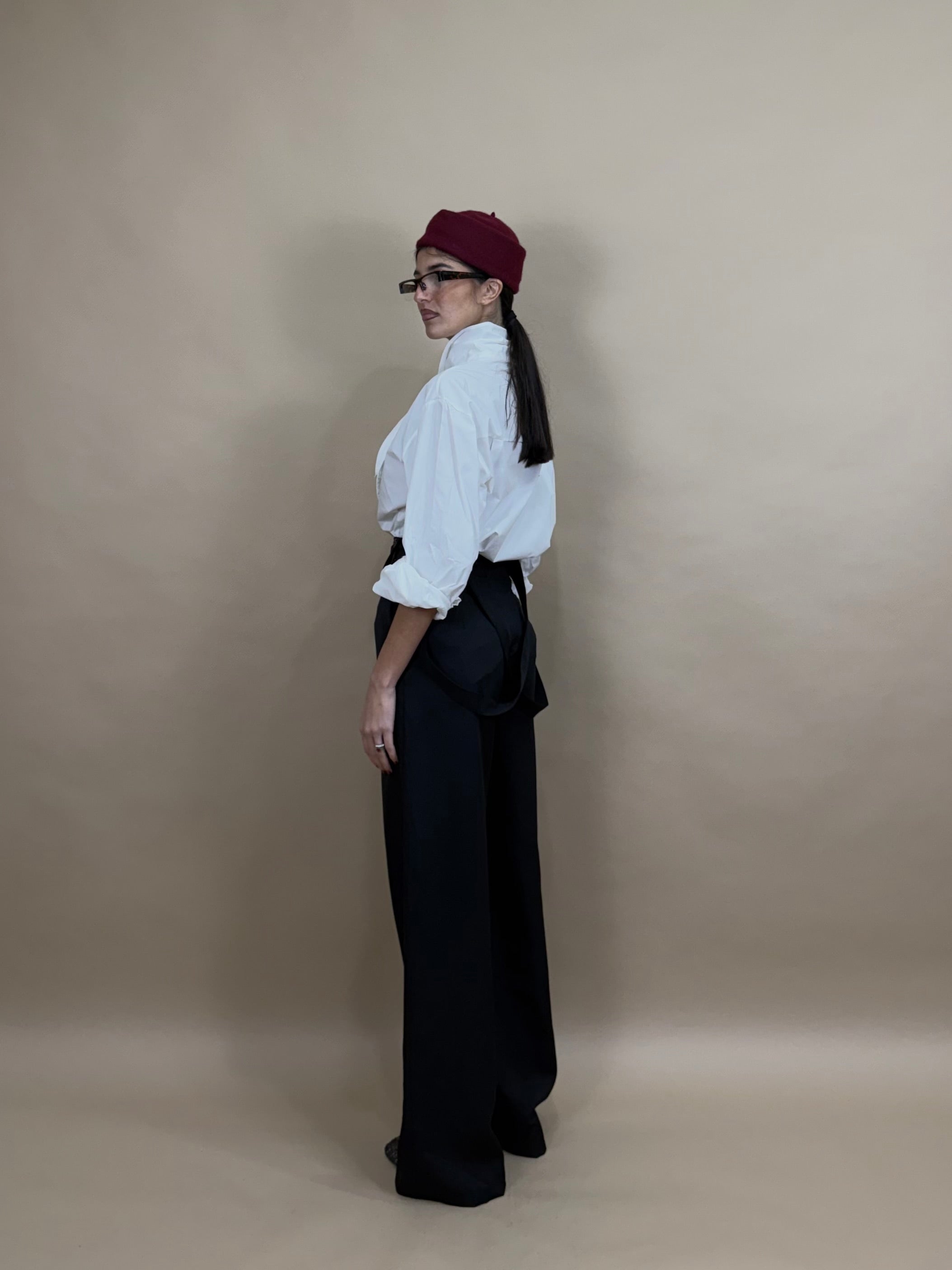 Pantalone Man con bretelle