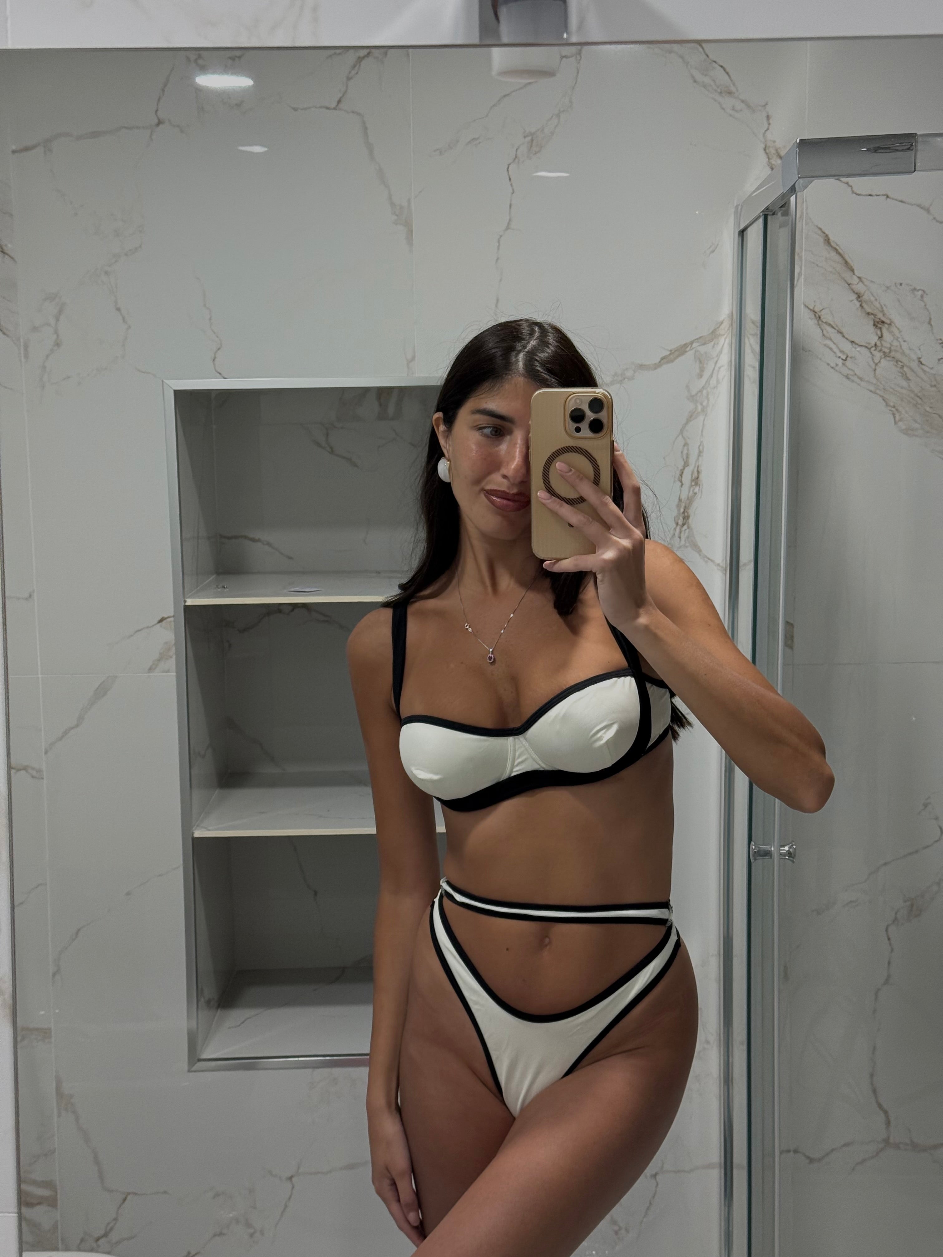 Bikini Cuba bianco