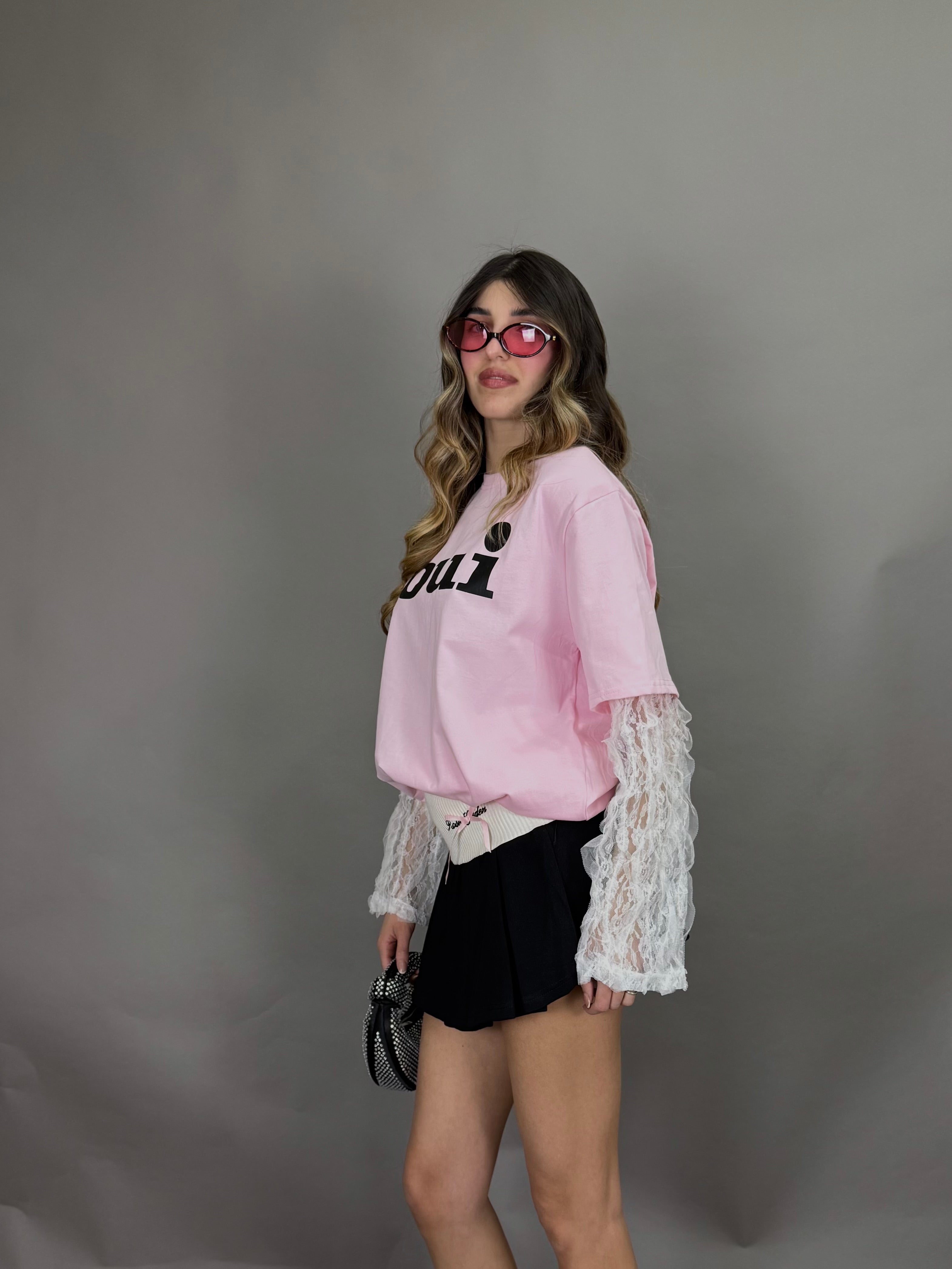 Maglia oui rosa - LadyB Shop Online