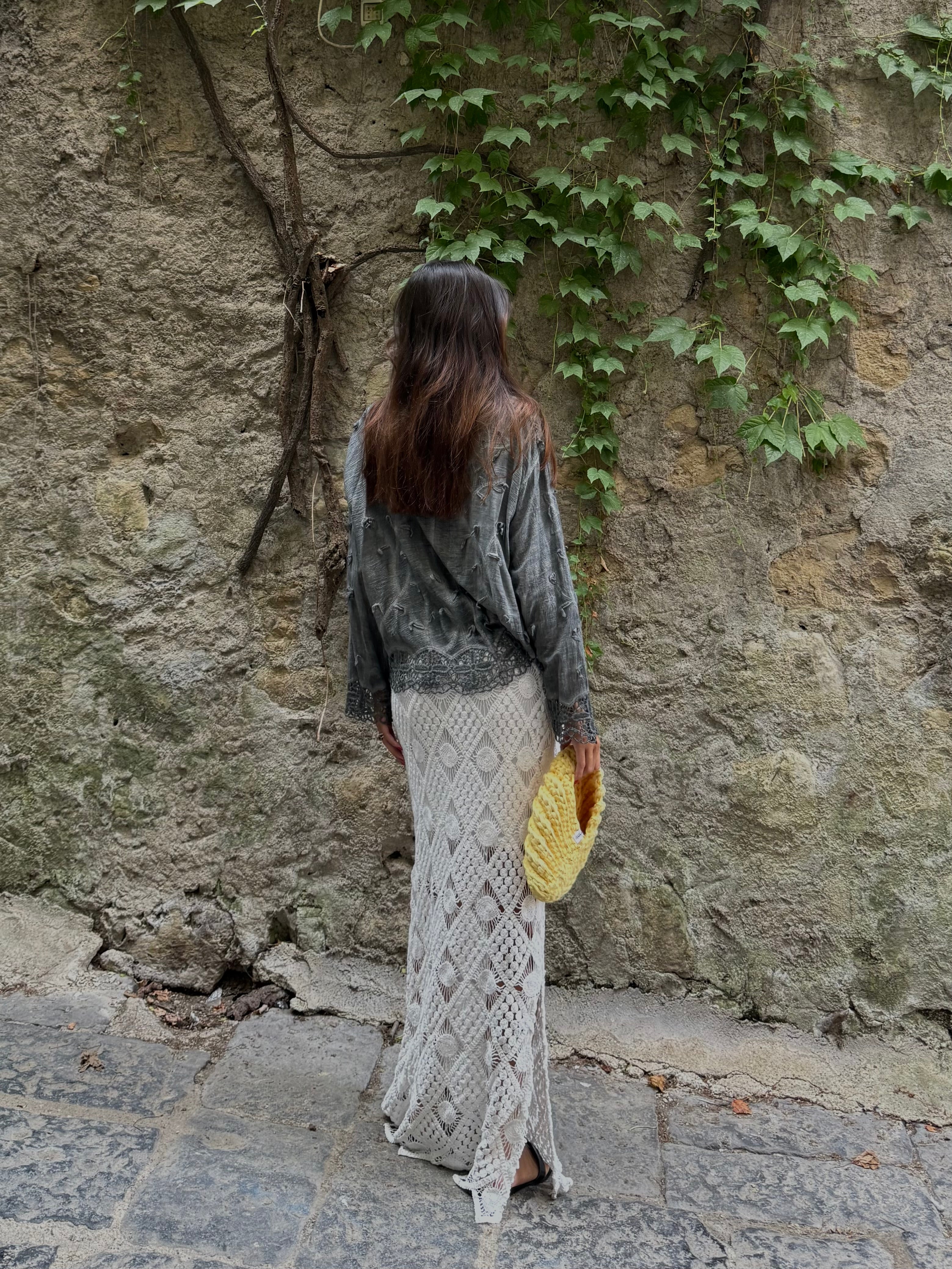 Gonna crocet bianca - LadyB Shop Online