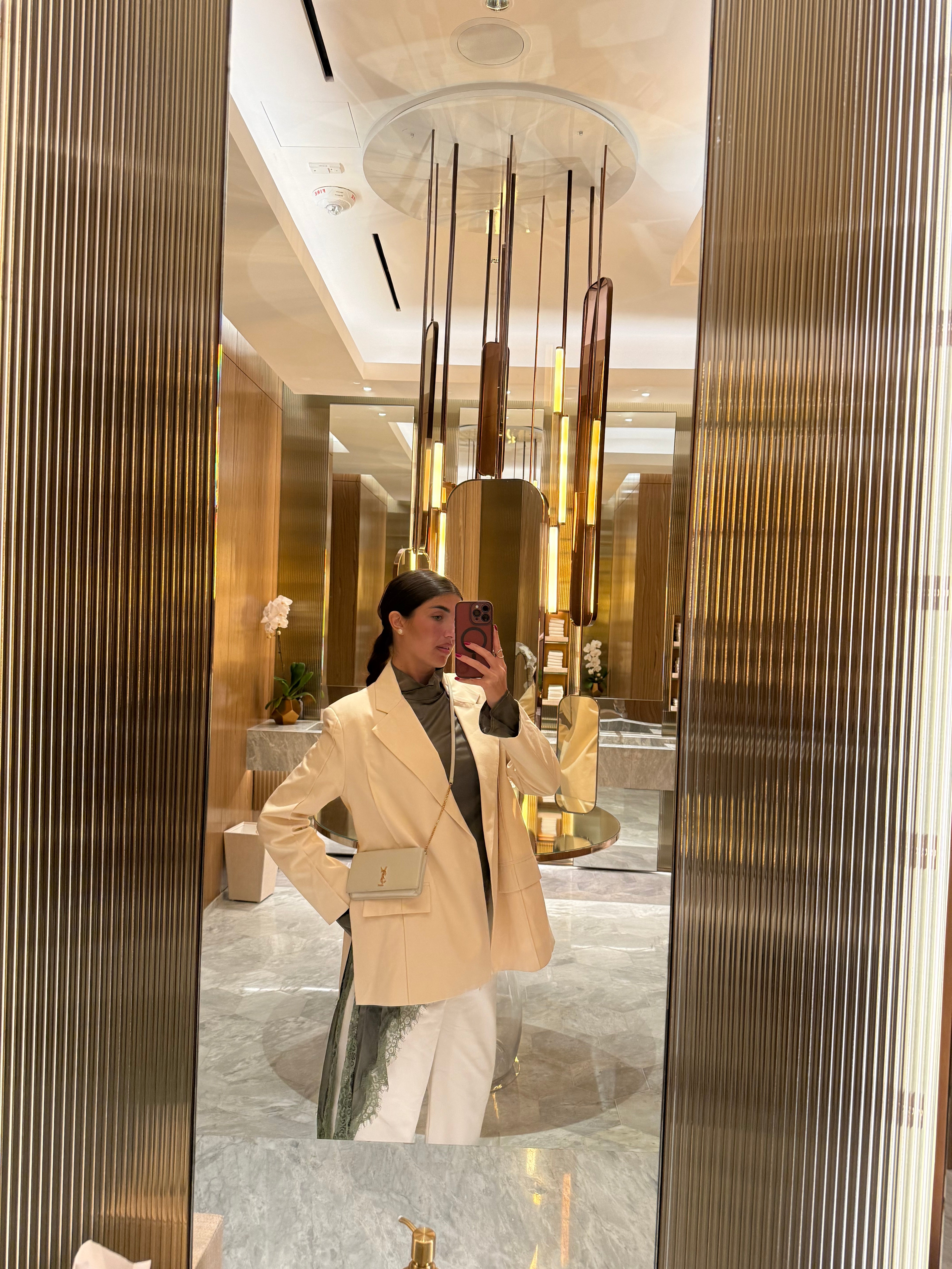 Blazer panna lumina