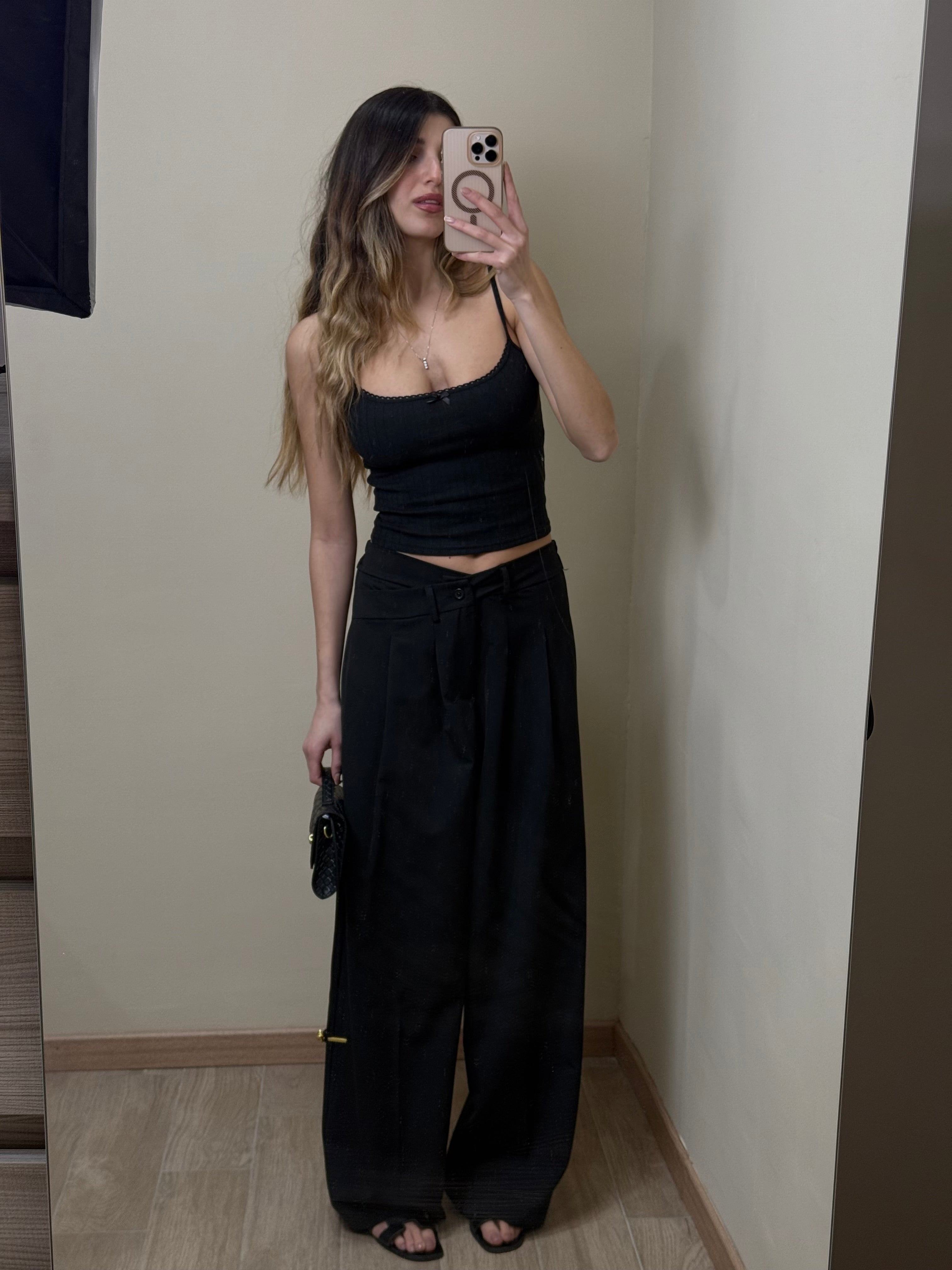 Pantalone storto nero - LadyB Shop Online