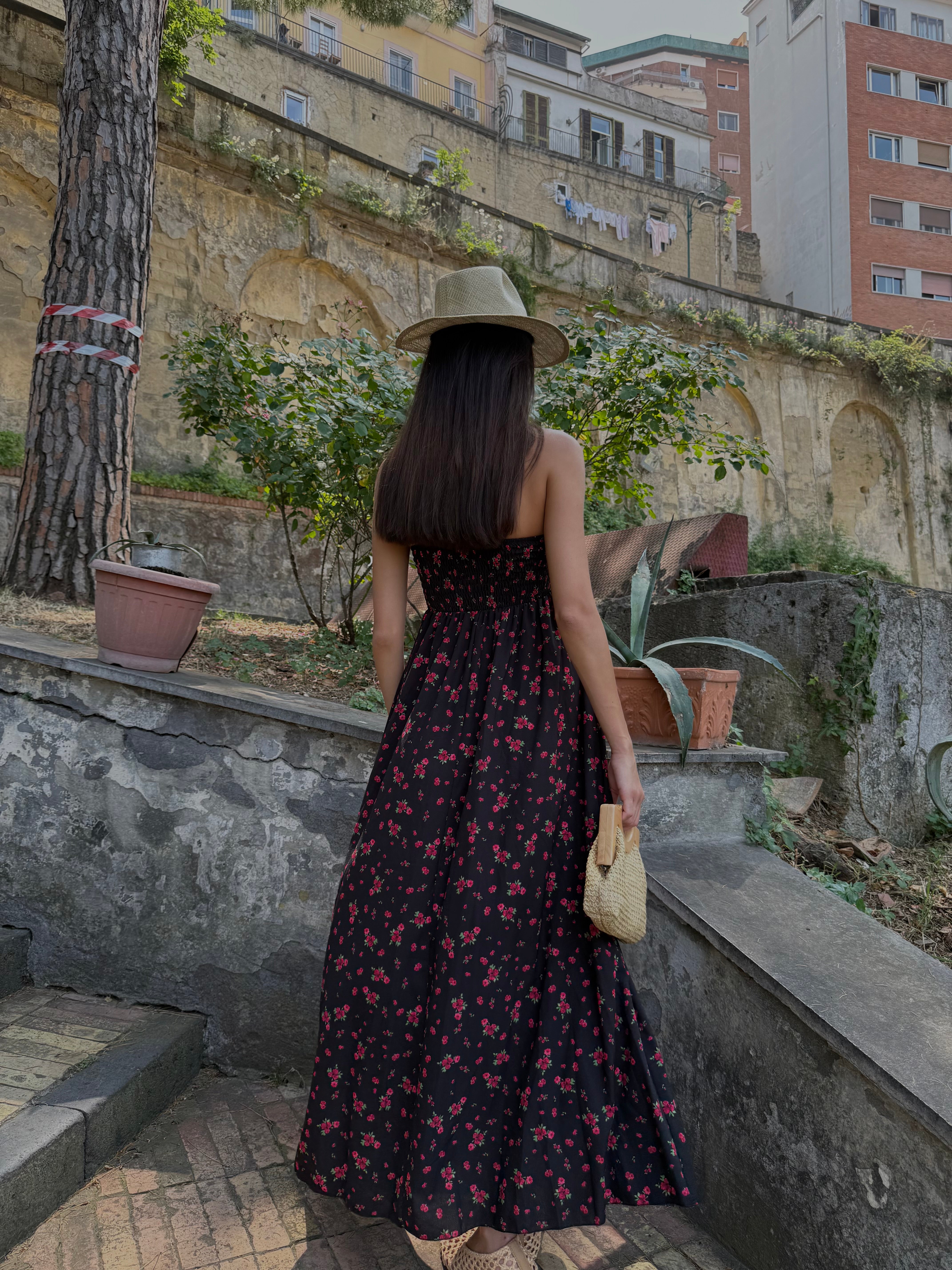 Dress Amalfi nero - LadyB Shop Online