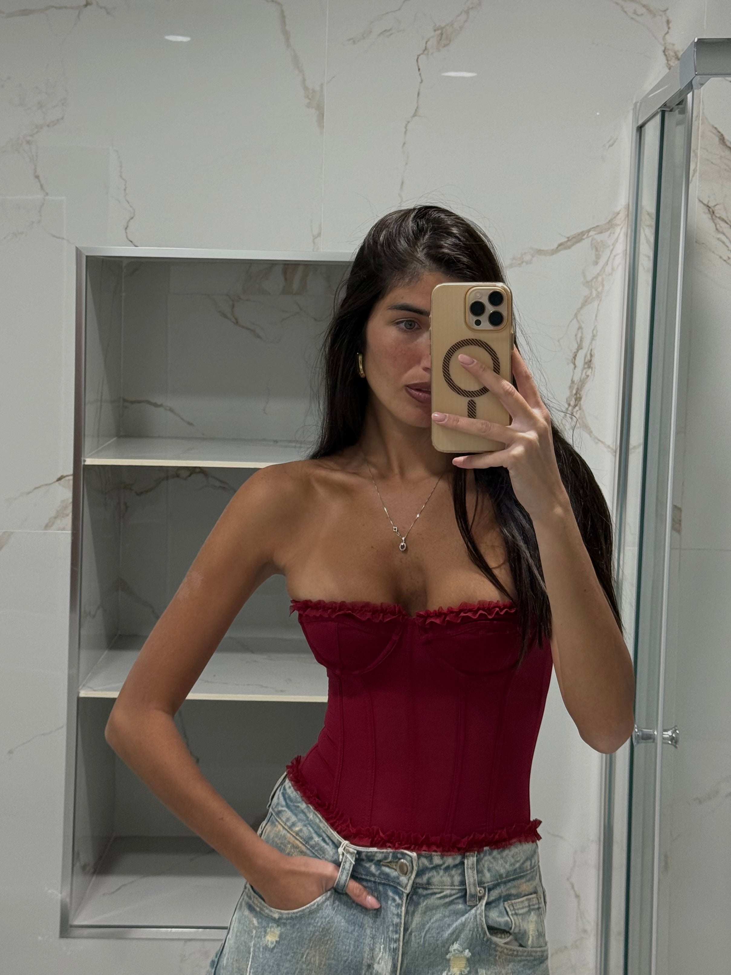 Corpetto Grazia rosso