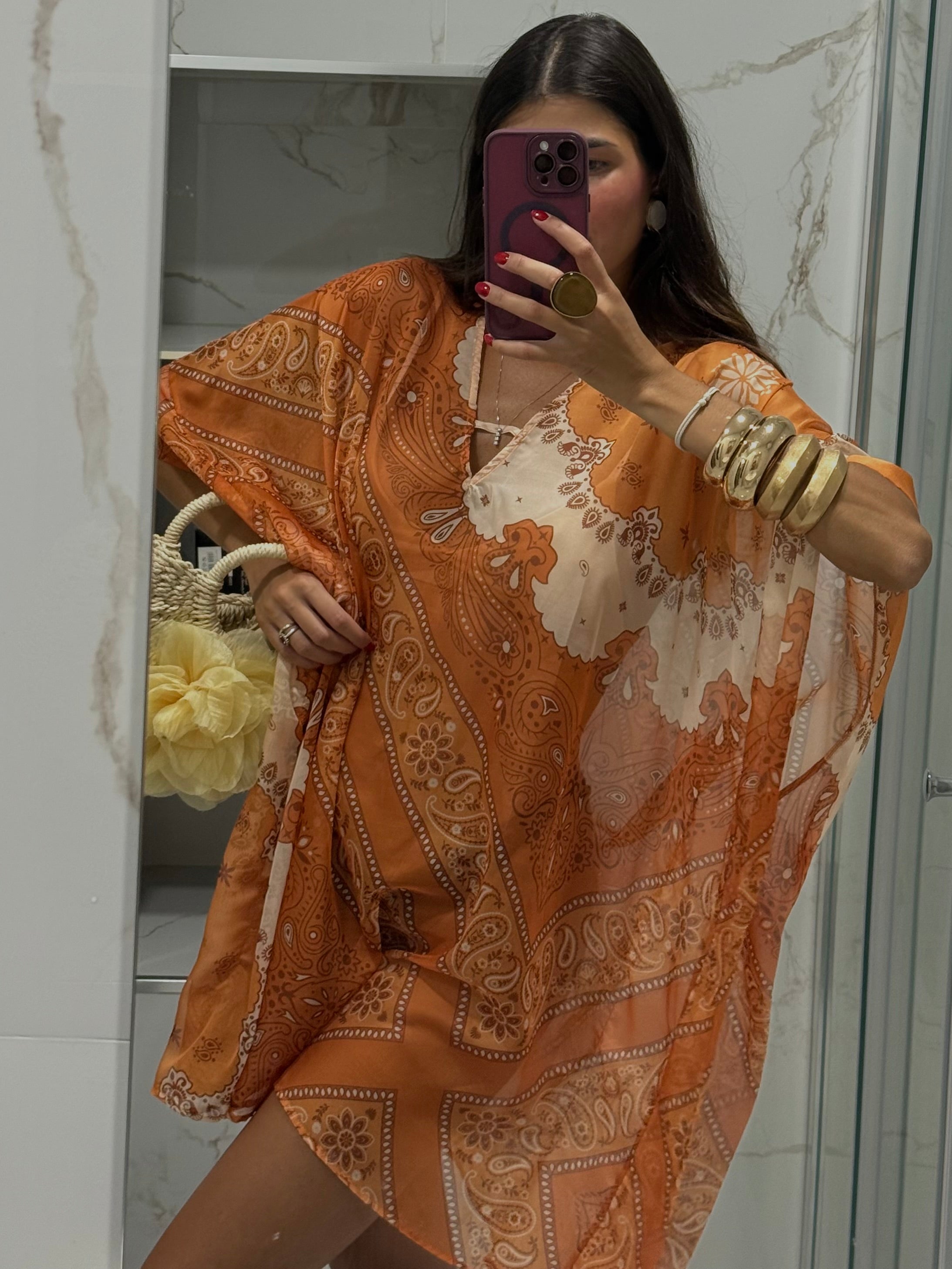 Copricostume Lumina arancio - LadyB Shop Online