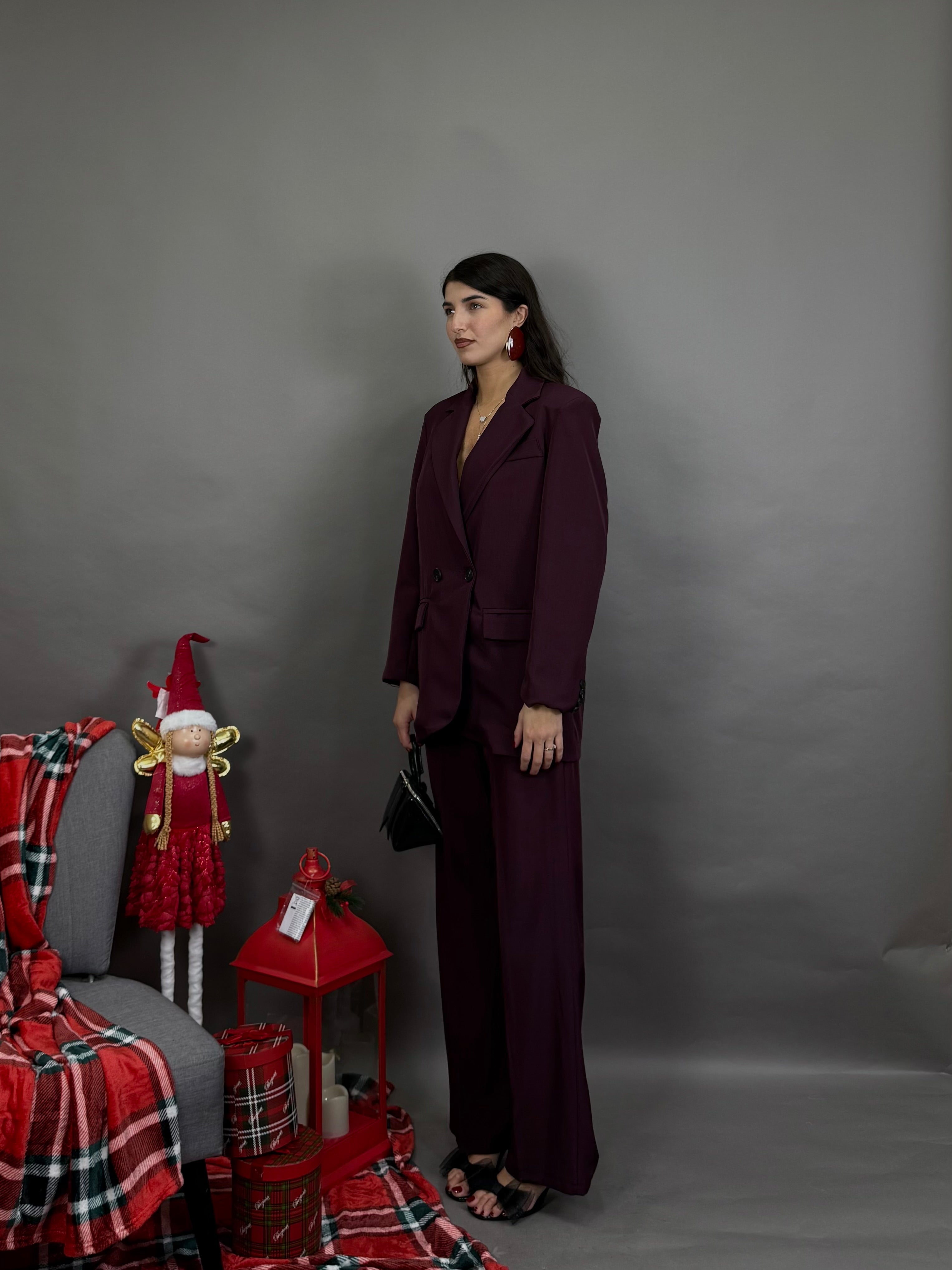 Tailleur Holiday bordeaux