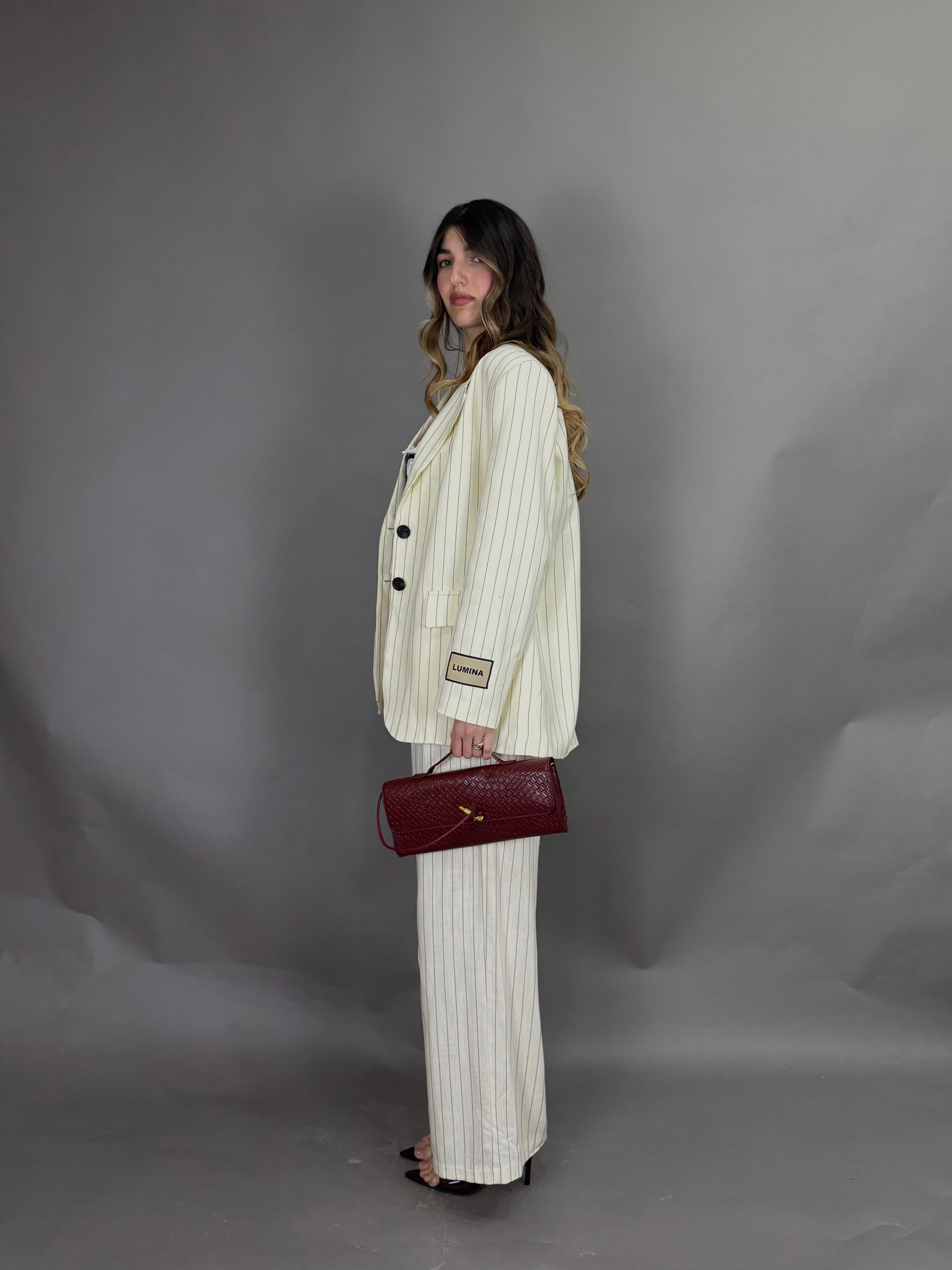 Blazer gessato lumina - LadyB Shop Online