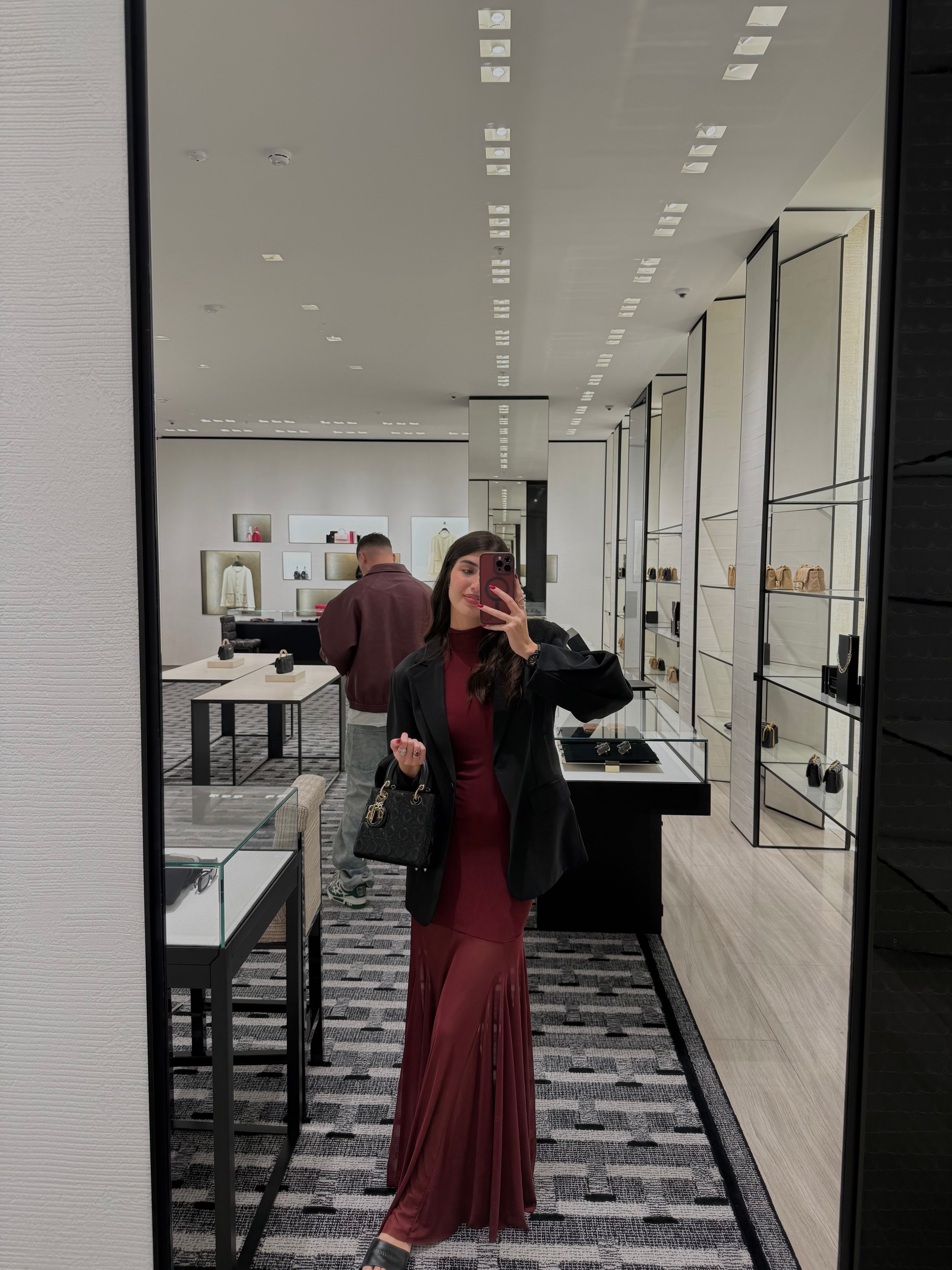 Dress Jade bordeaux