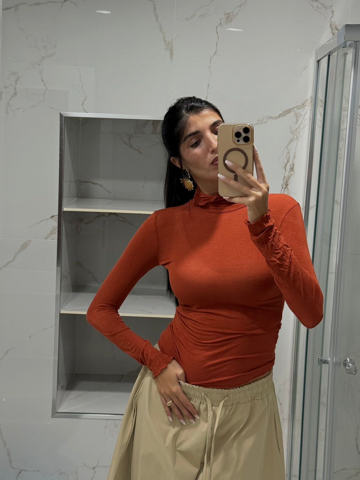Maglia misto cachemire