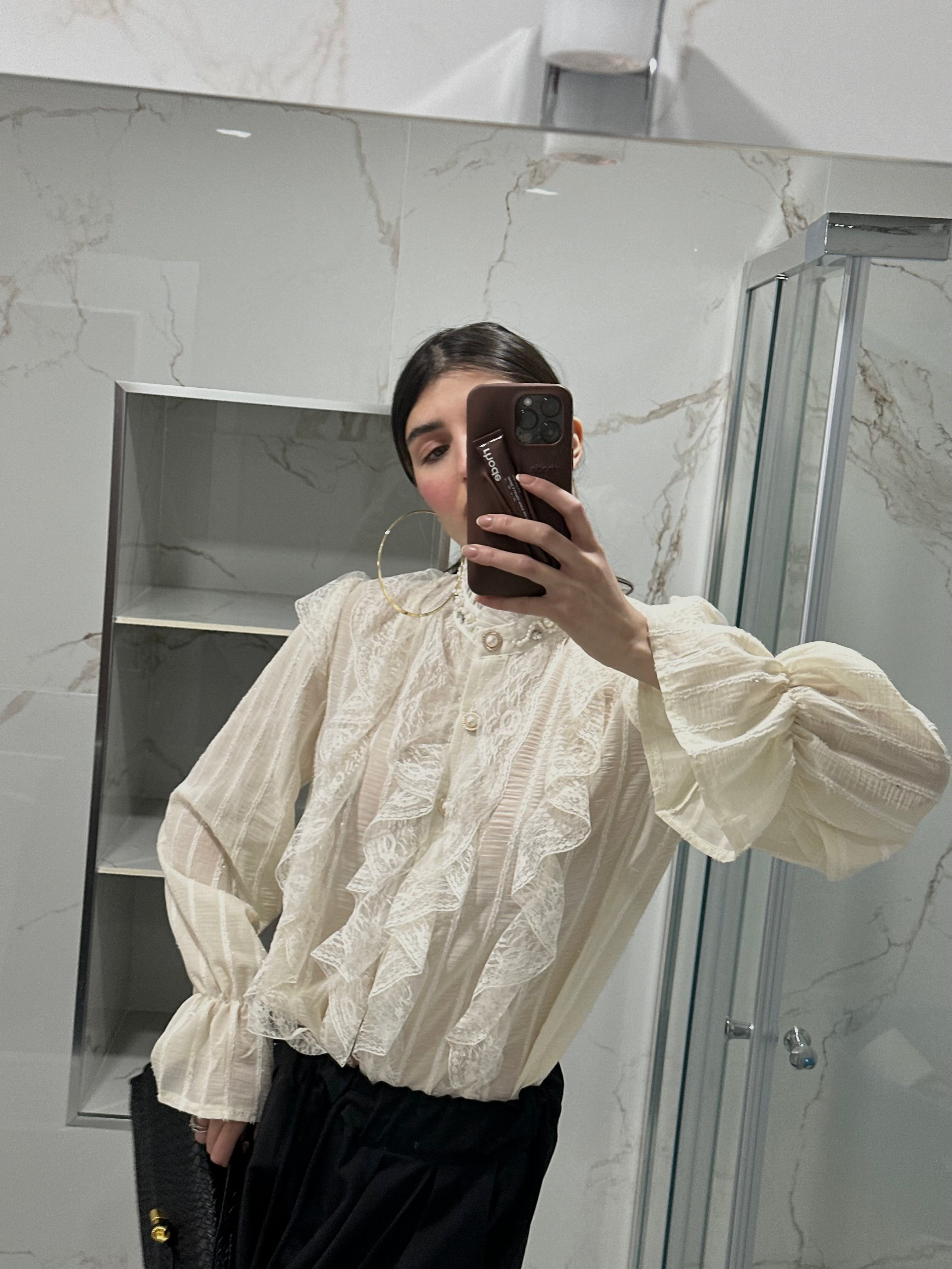 Camicia Clarissa panna - LadyB Shop Online