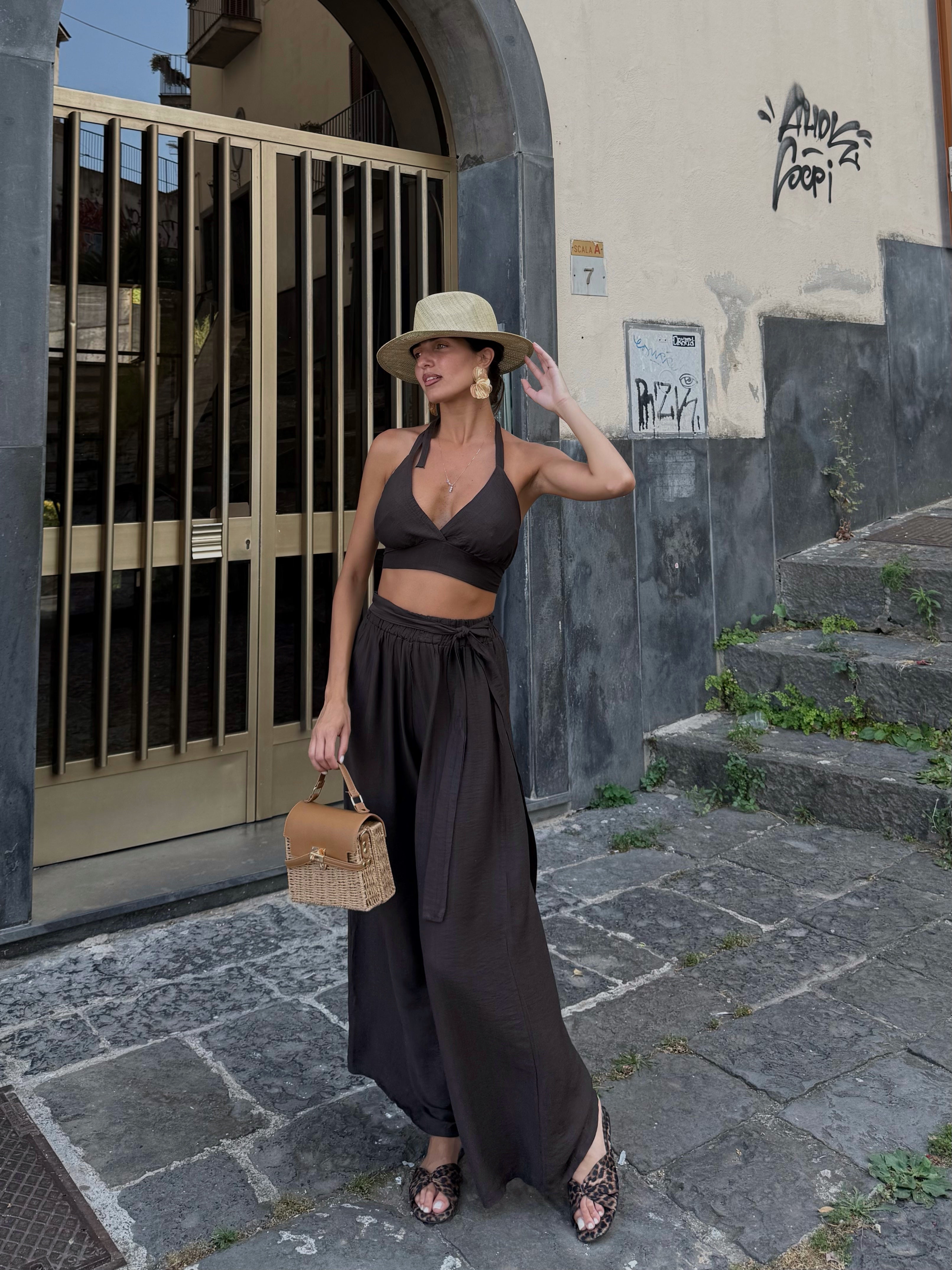 Coordinato Assia marrone - LadyB Shop Online