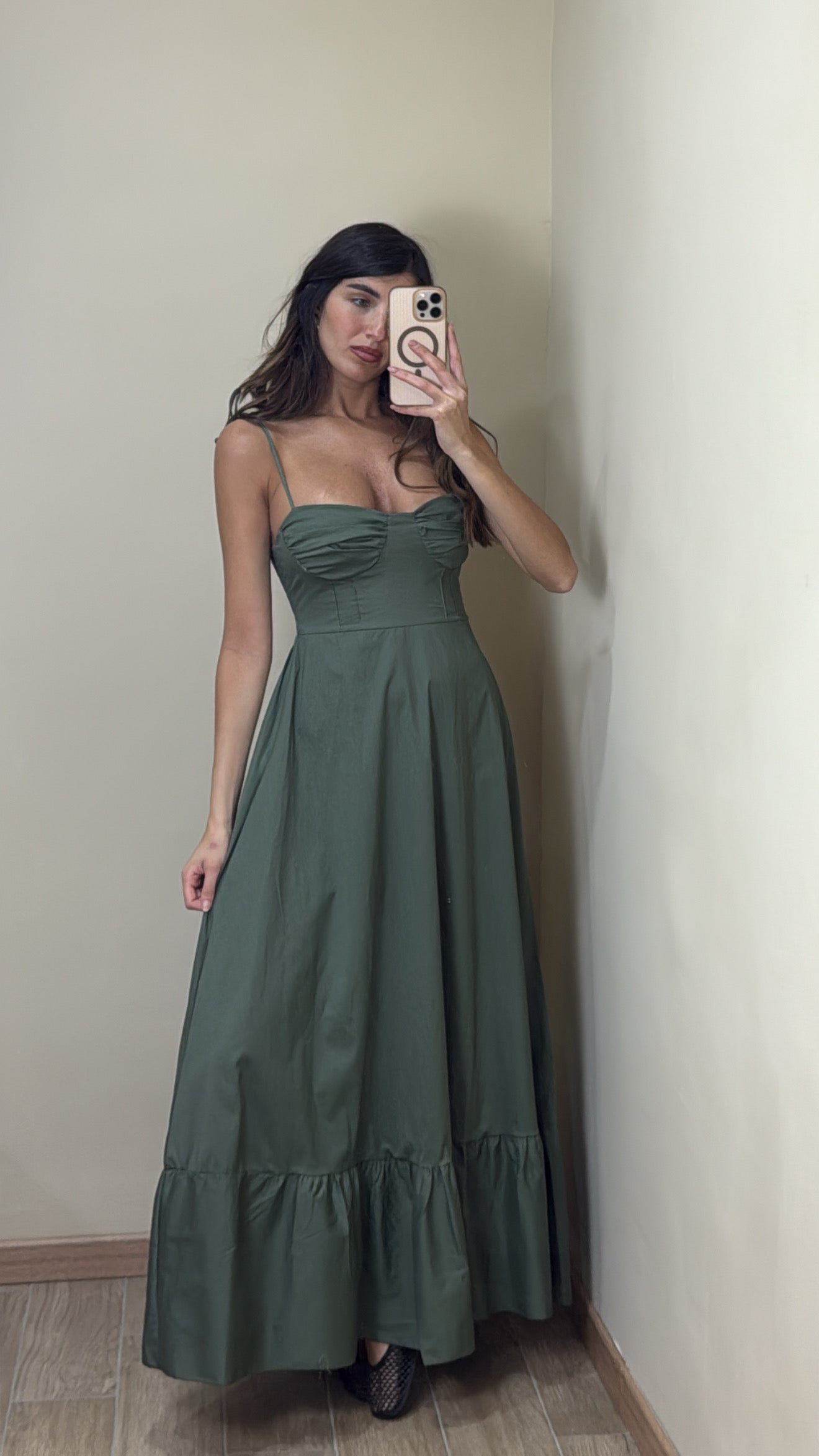 Dress ZR verde militare - LadyB Shop Online