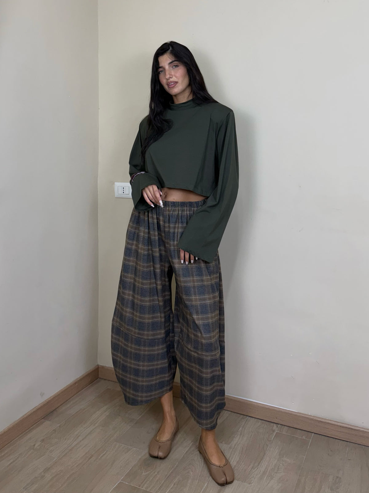 T-shirt crop by just west