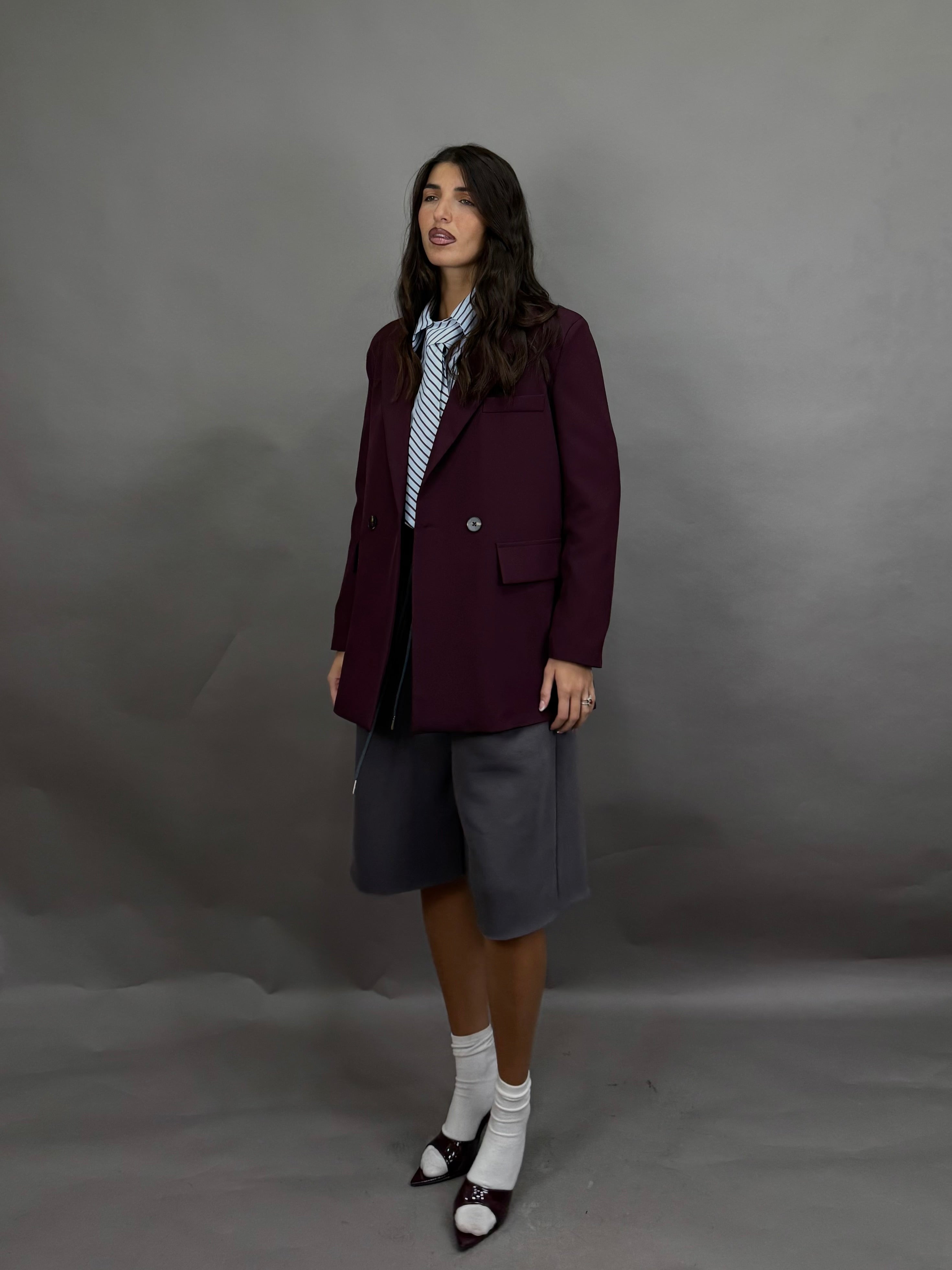 Blazer bordeaux by just