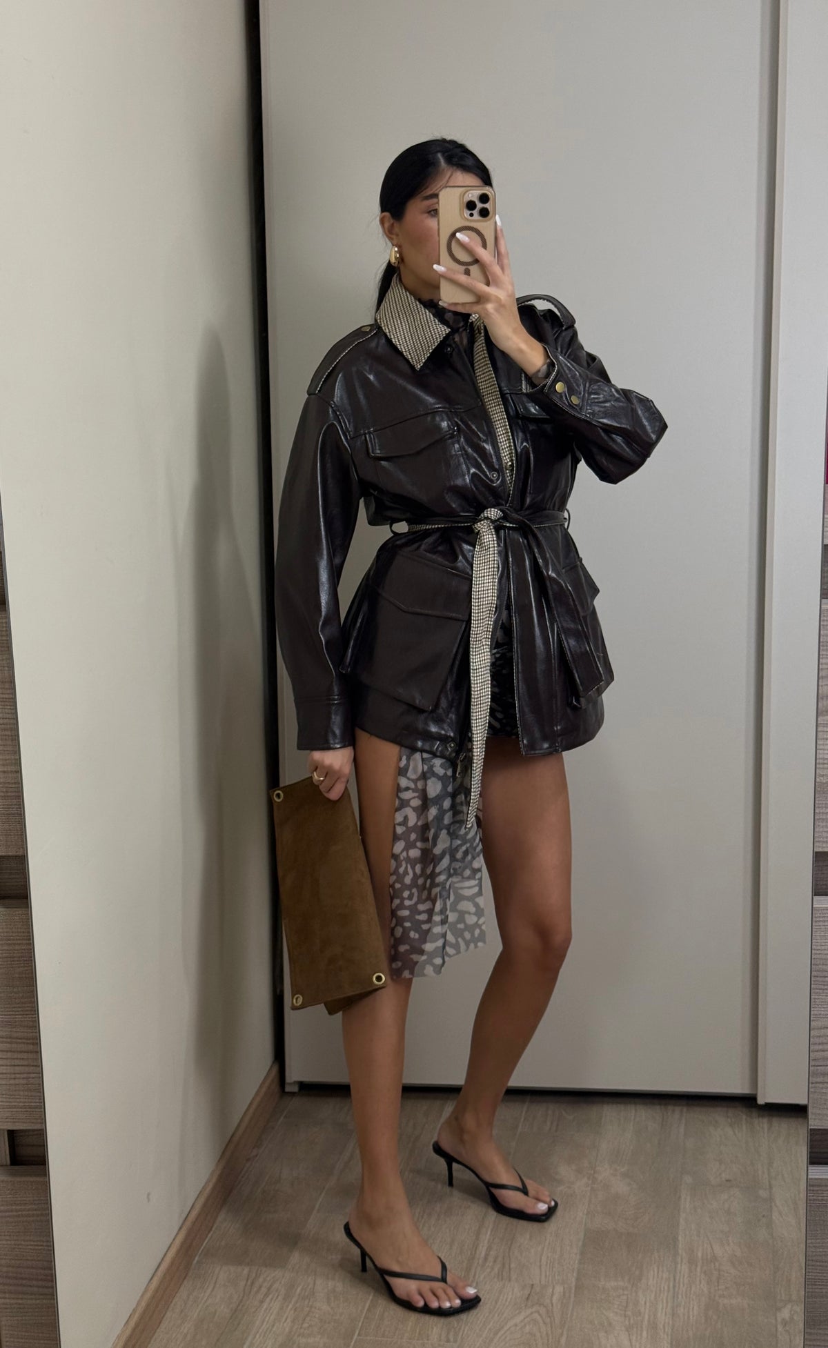 Giacca in pelle Ross