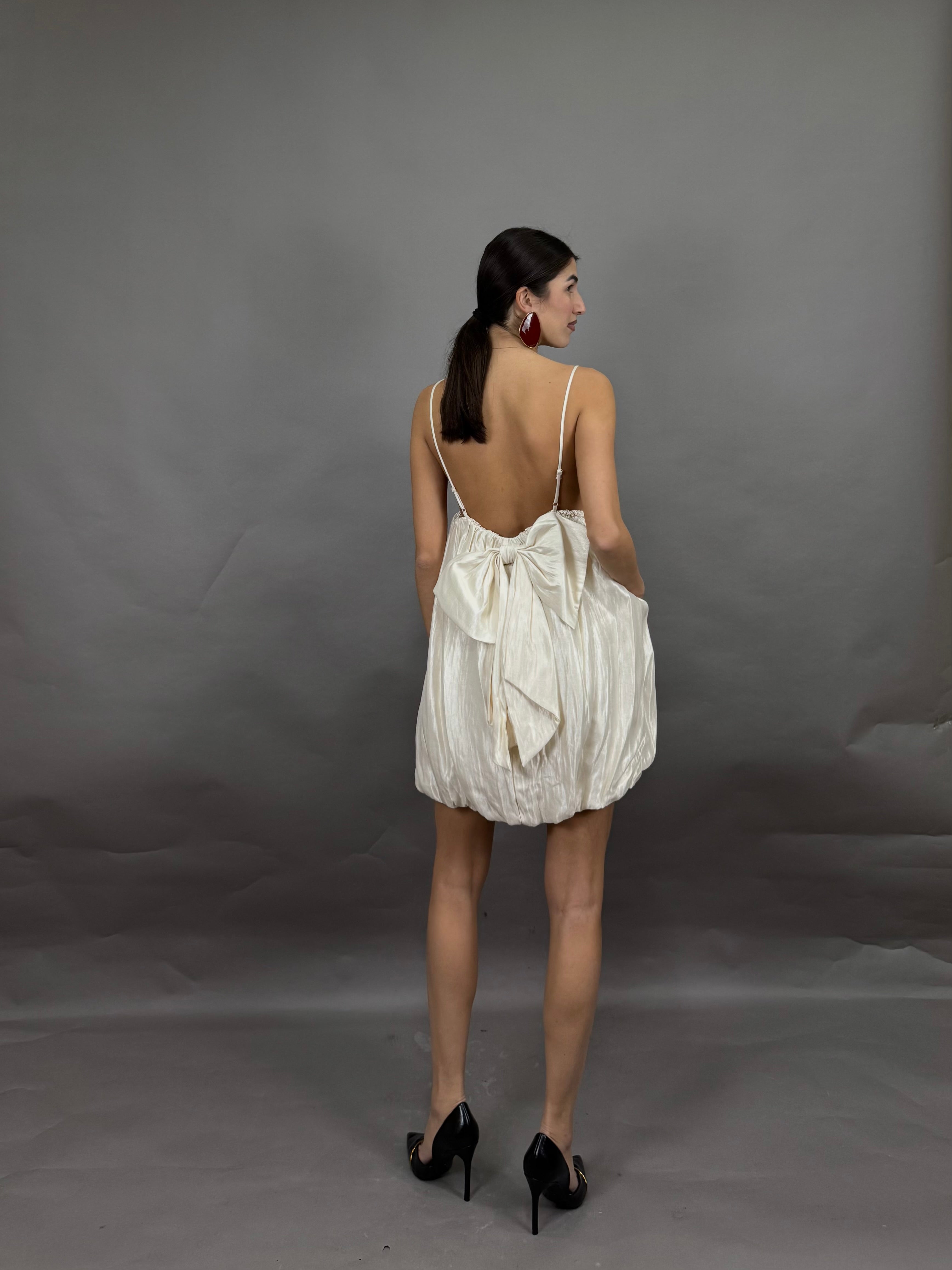 Dress fiocco lumina panna