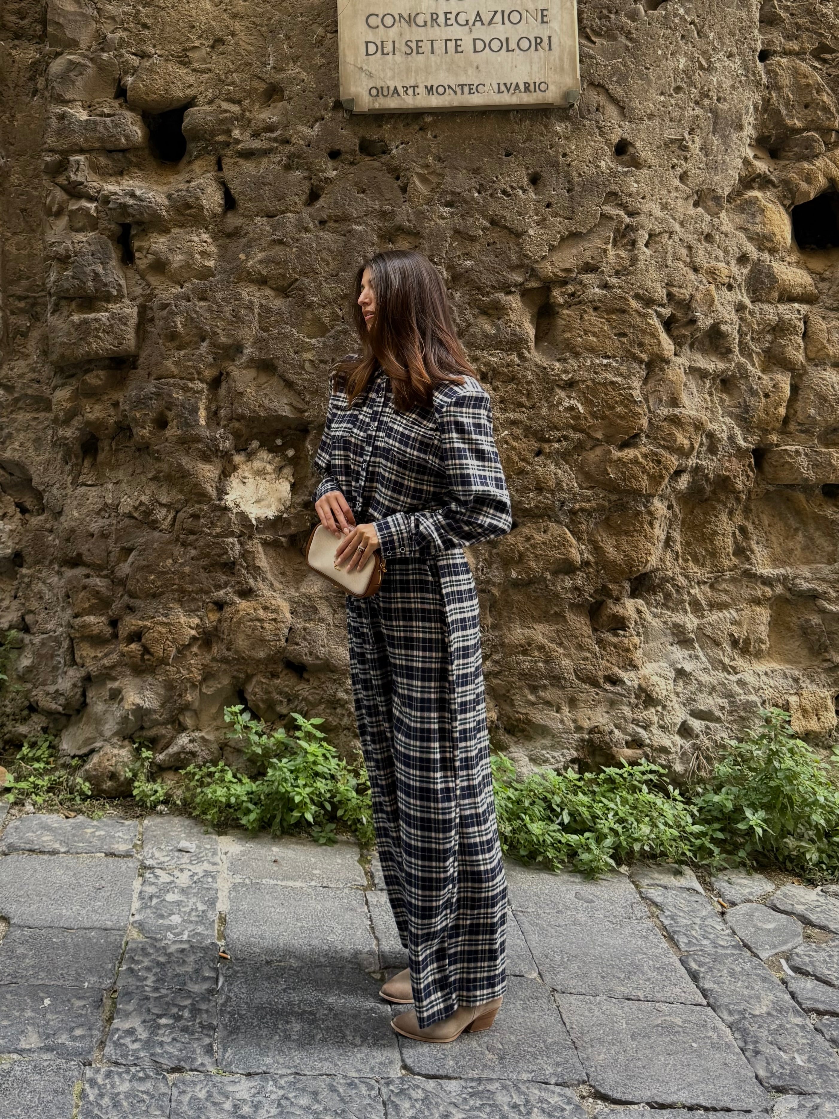 Coordinato quadroni blu by lumina - LadyB Shop Online