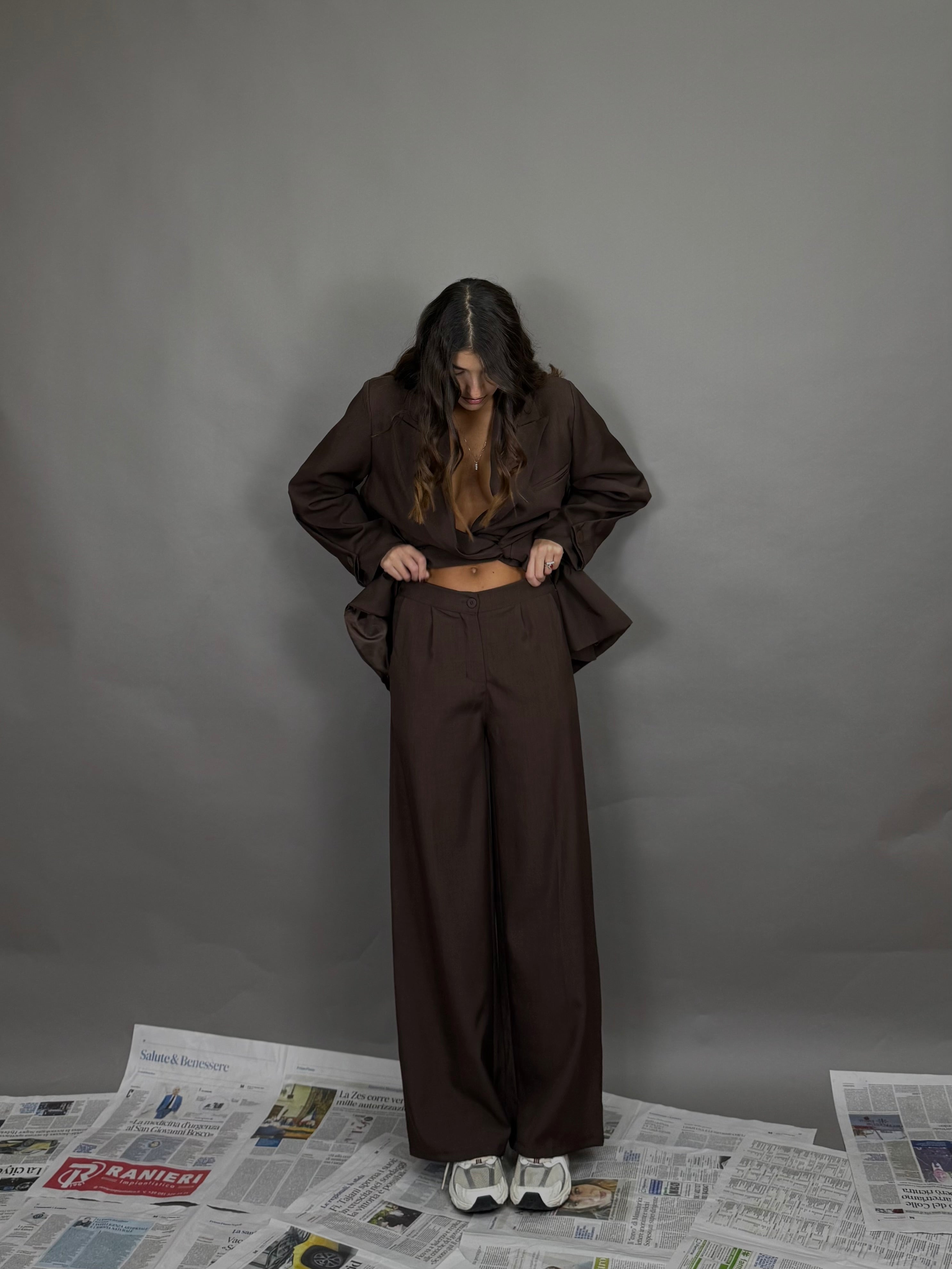 Tailleur Office marrone