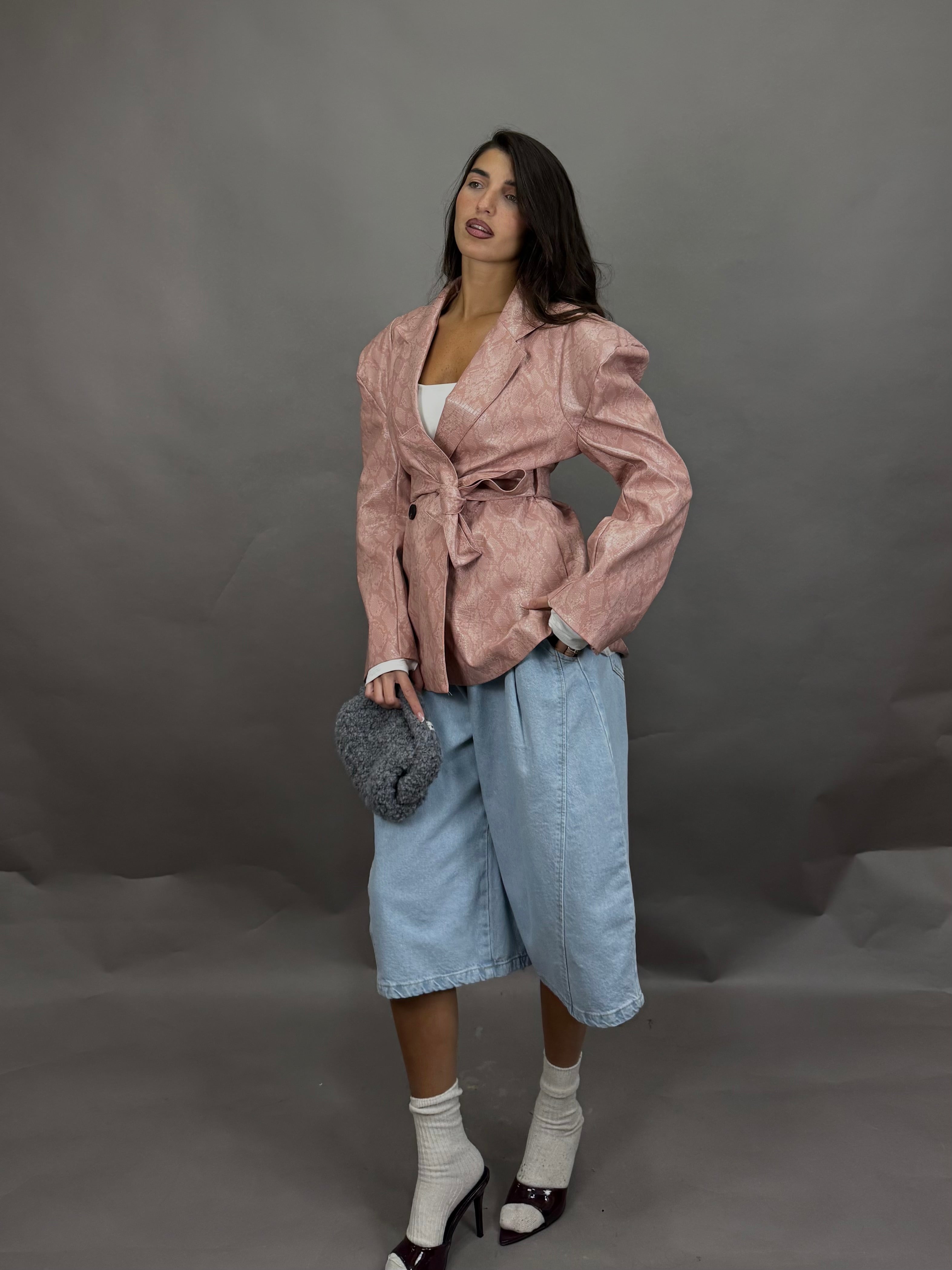 Giacca pitone by just