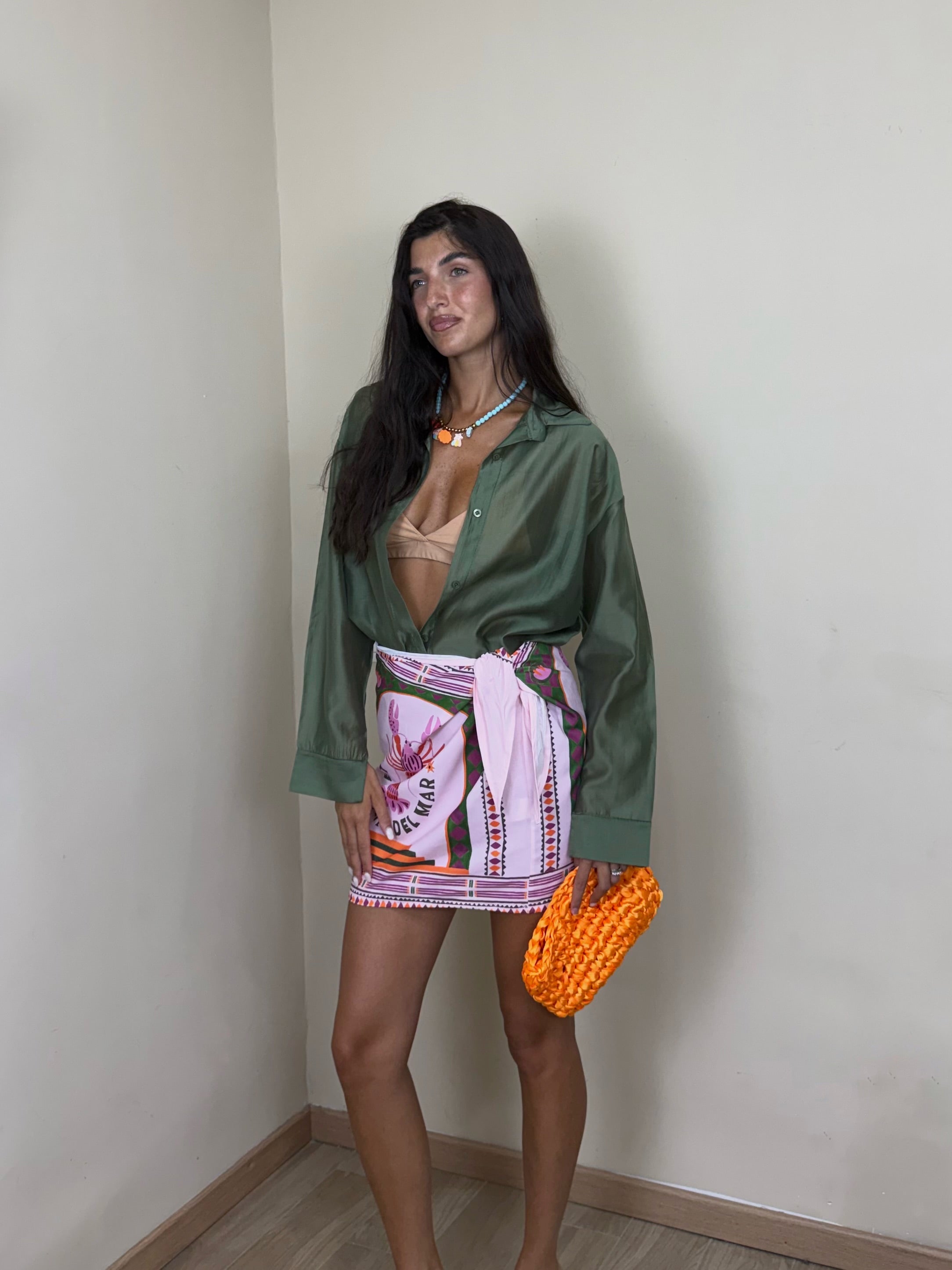 Camicia fiammata