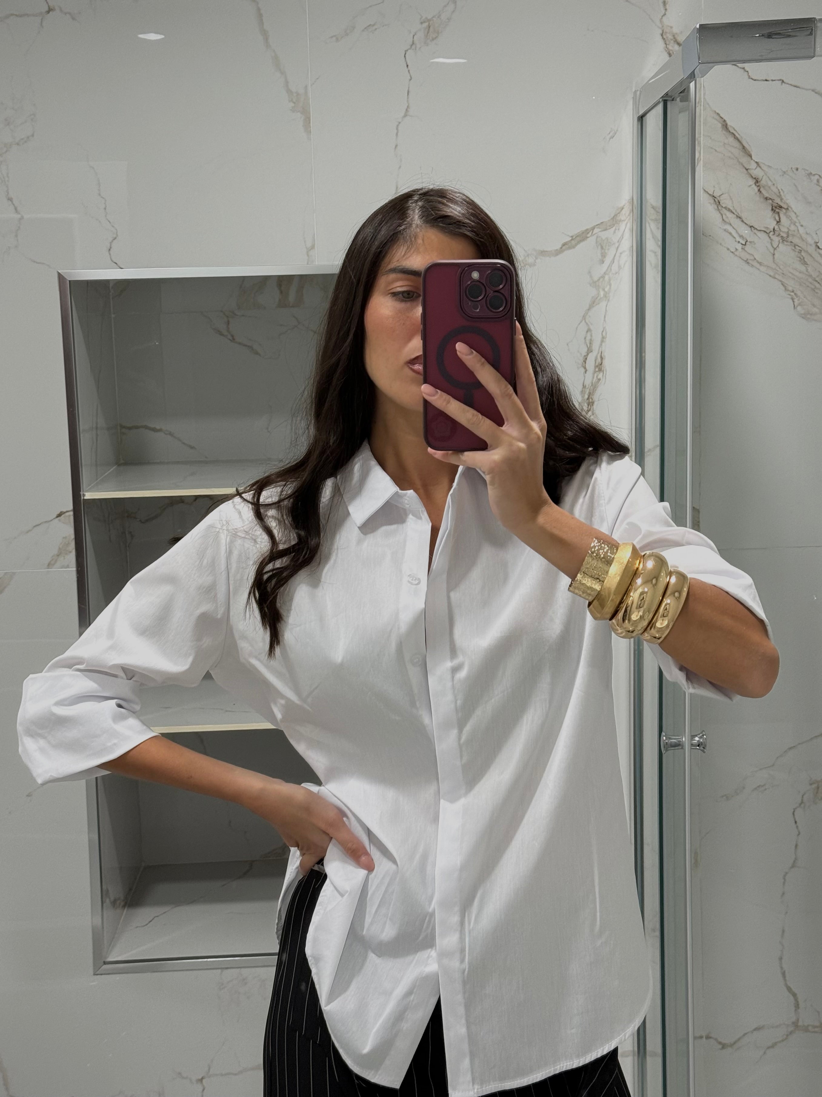 Camicia basic bianca