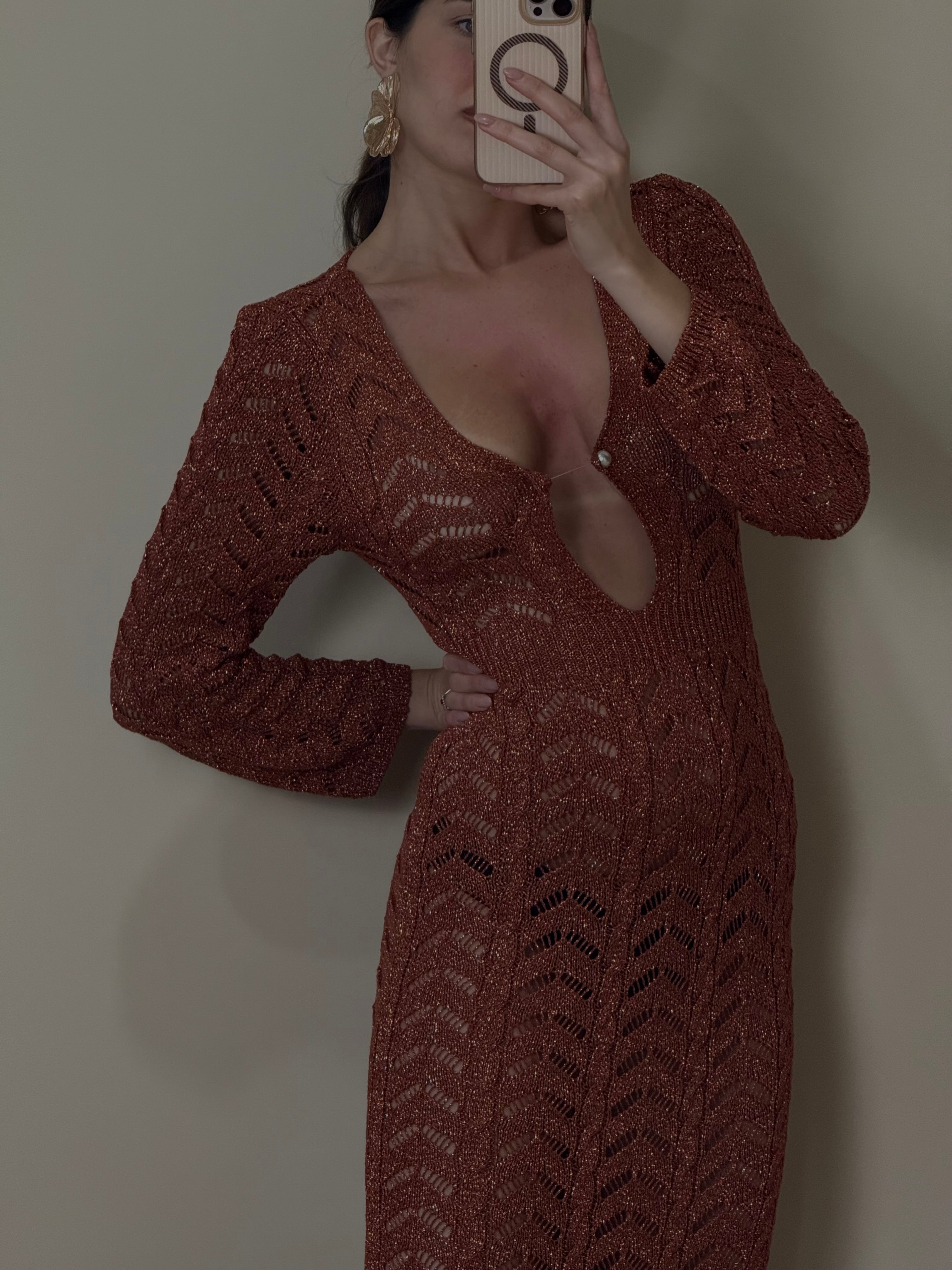 Dress sirena bronzo - LadyB Shop Online