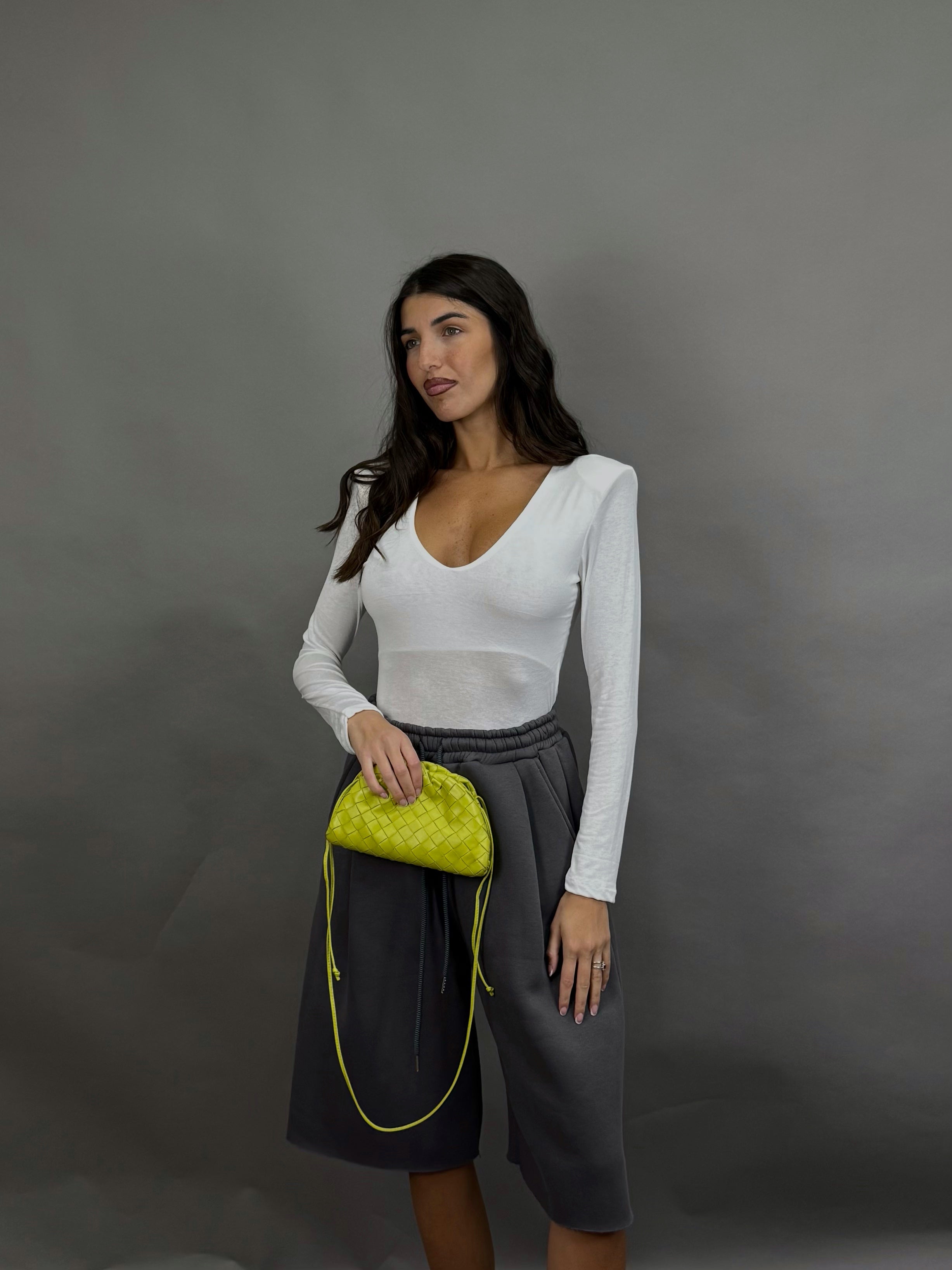 Body V spallina bianco