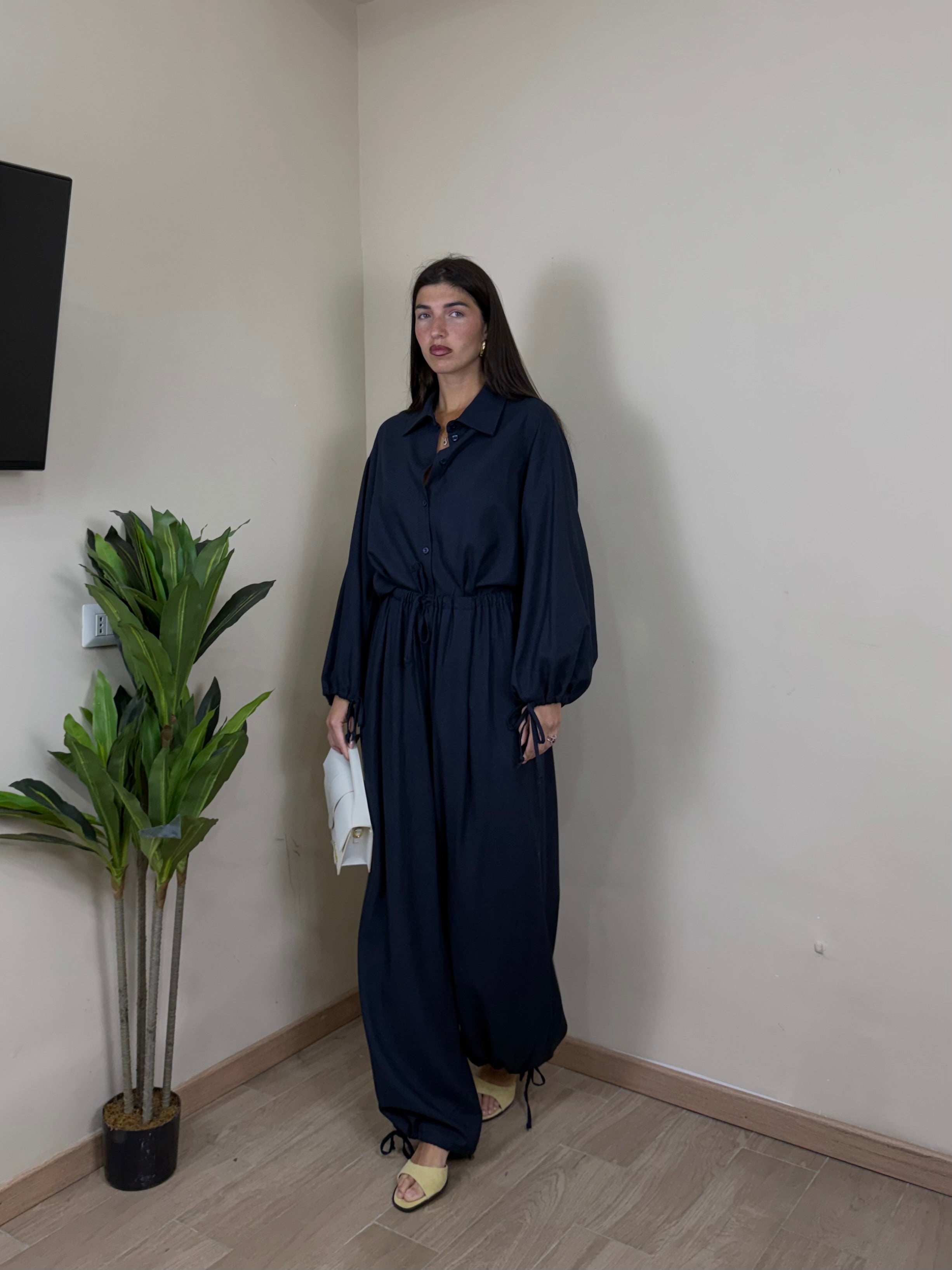 Coordinato in cotone by Lumina blu
