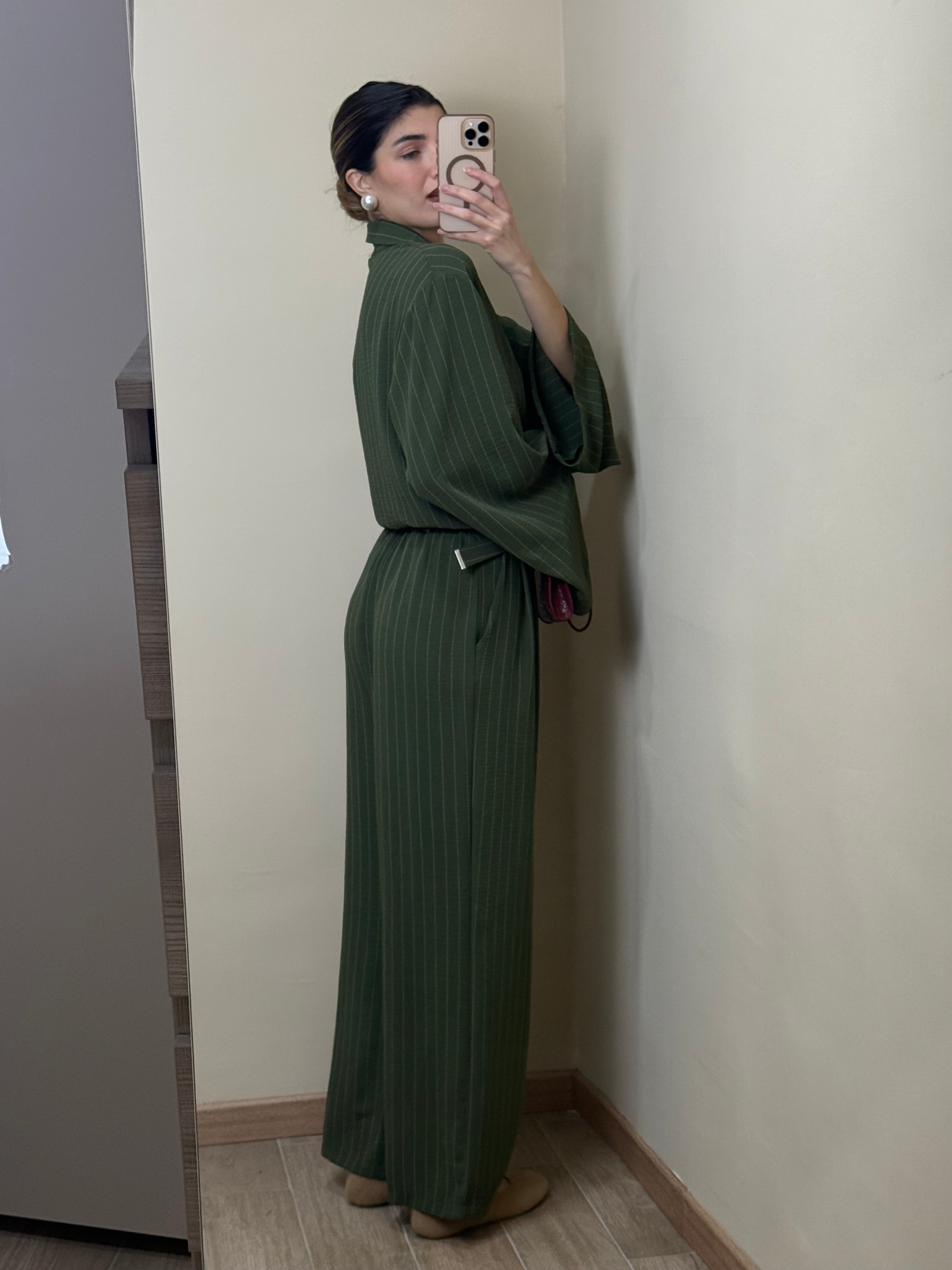 Coordinato Comfy e Chic verde - LadyB Shop Online