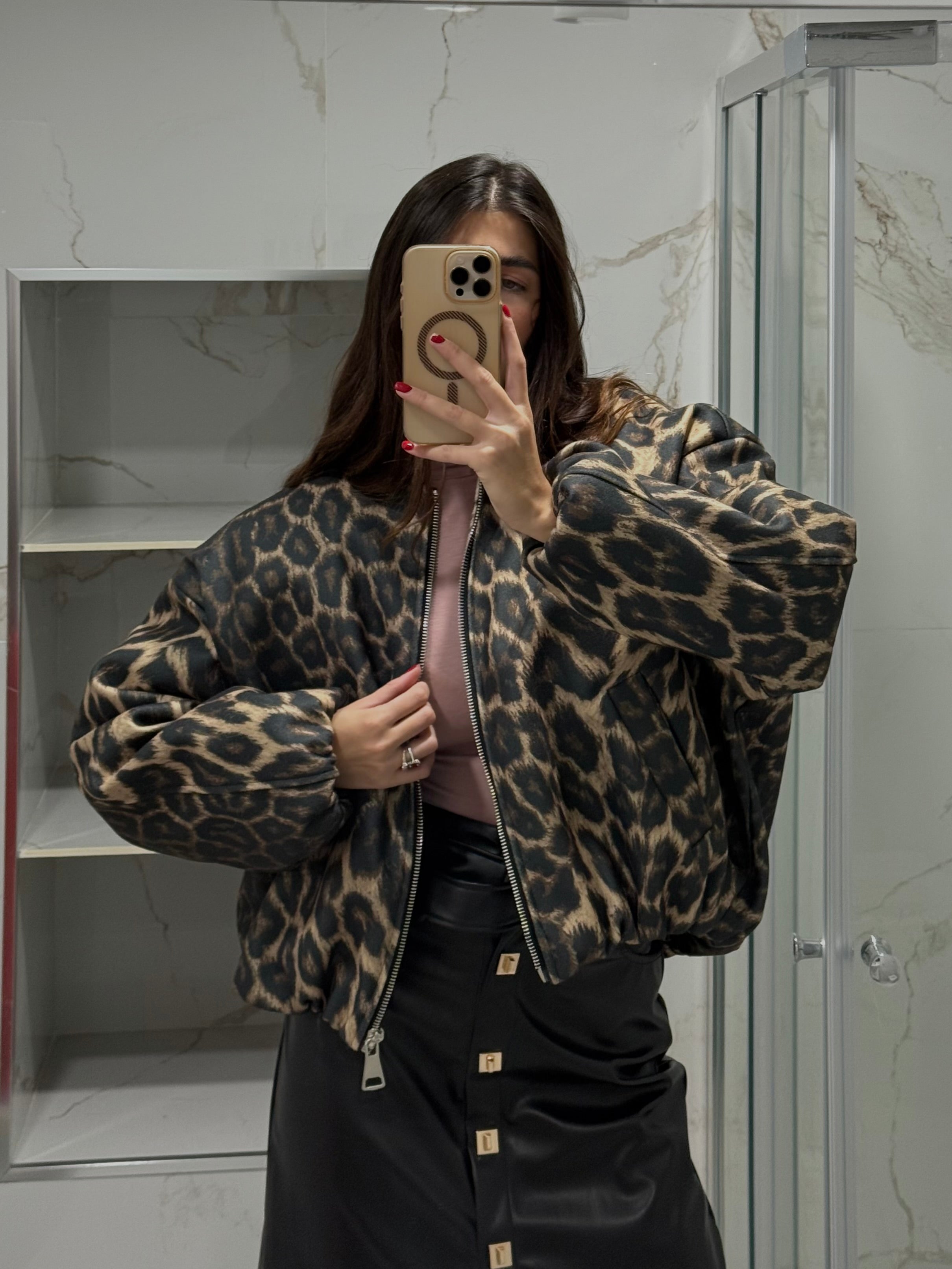 Bomber lumina maculato