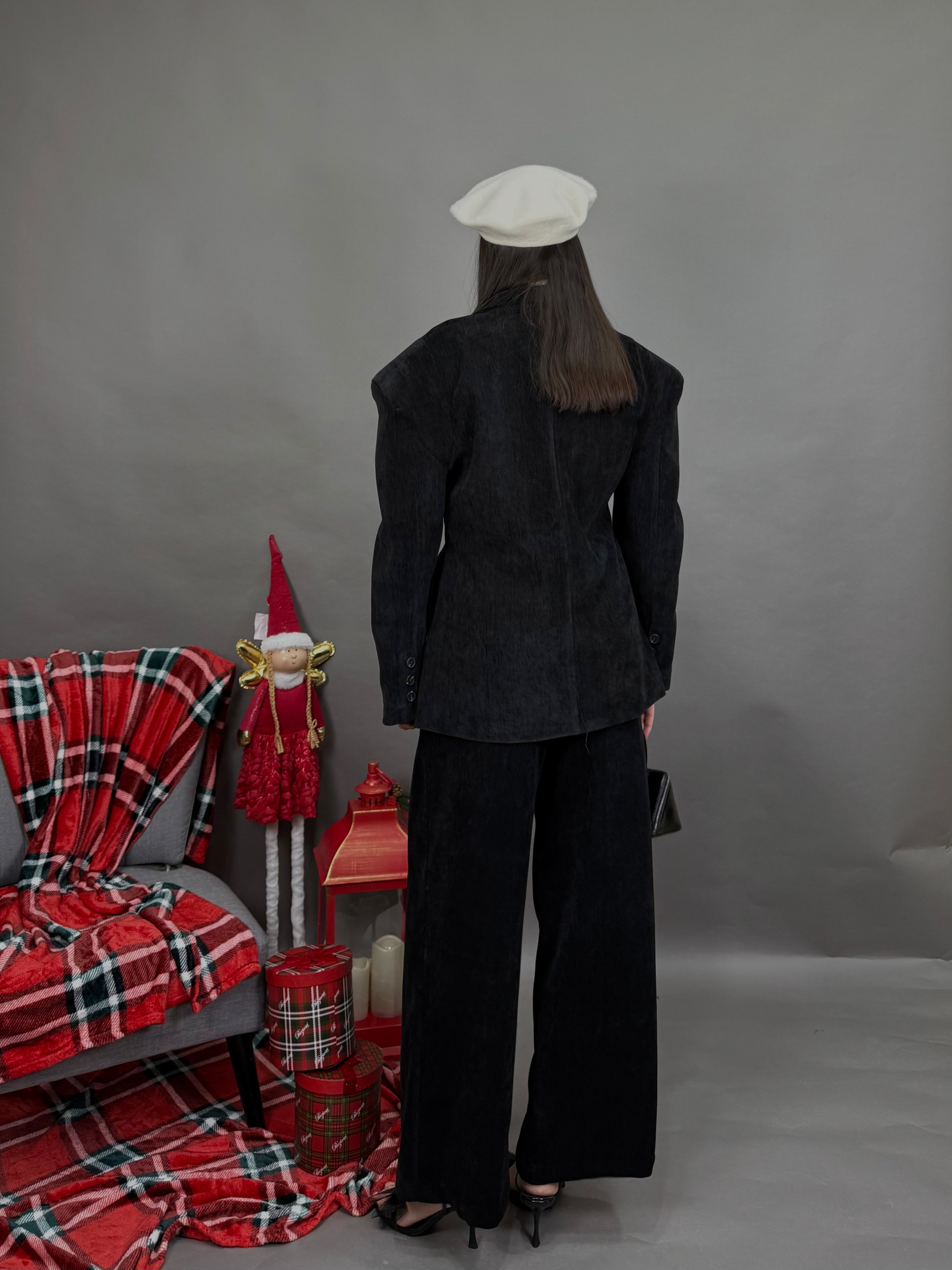 Blazer velluto by just