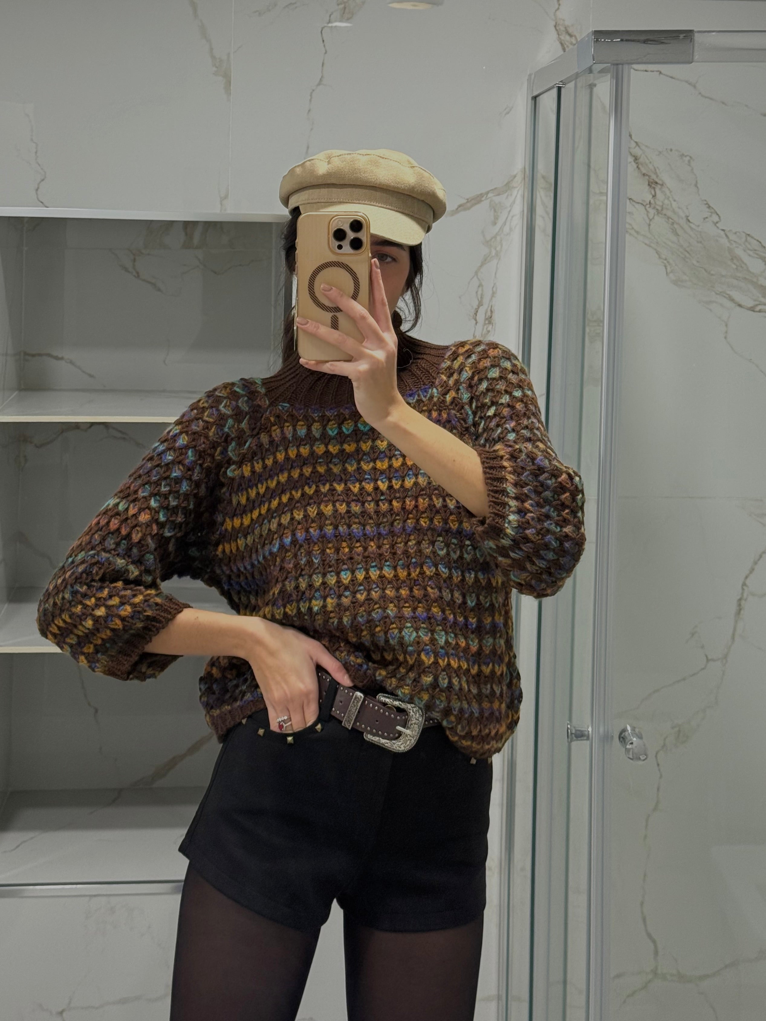 Maglione Olga marrone