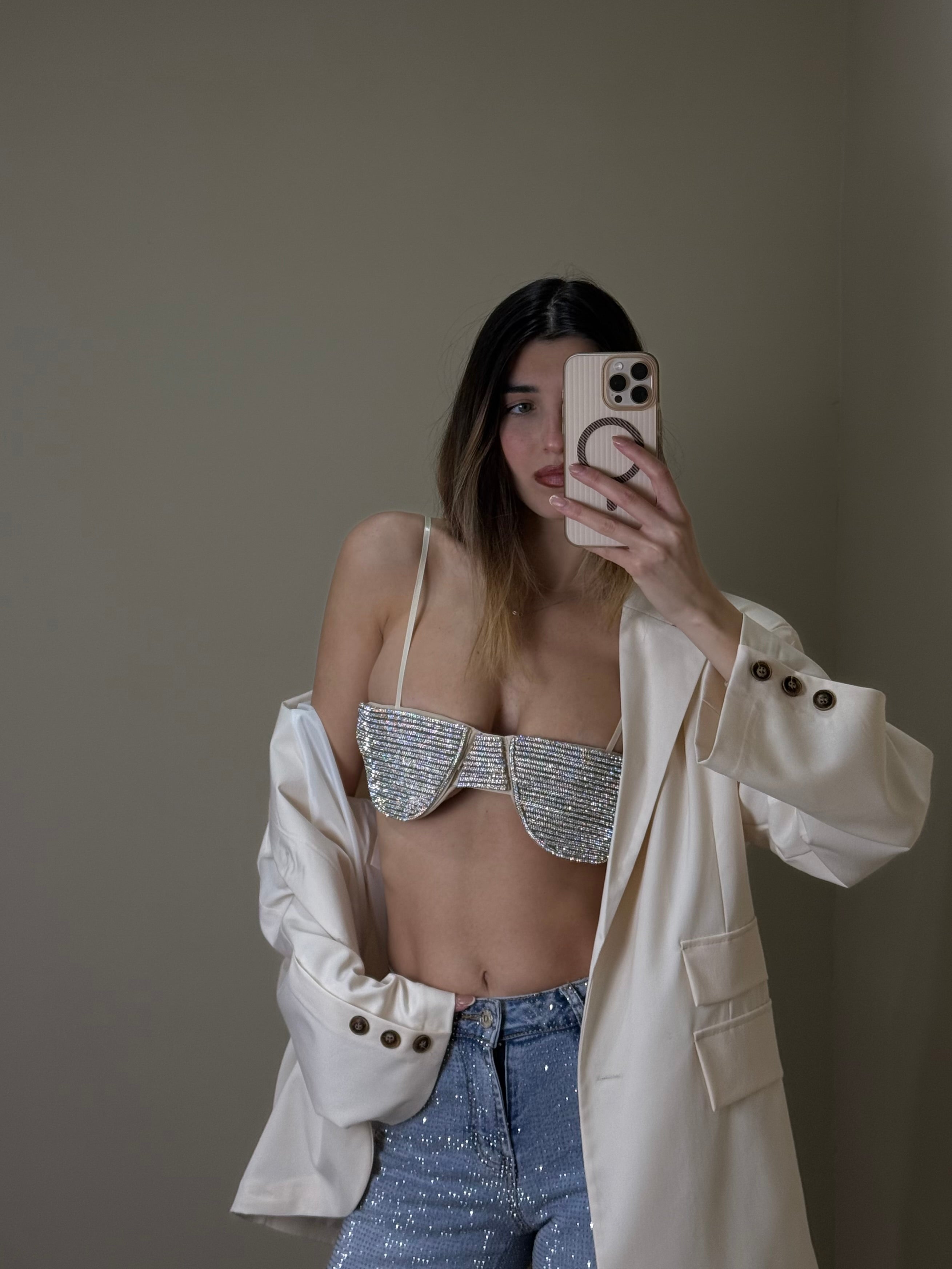 Bralette Mykonos nude - LadyB Shop Online