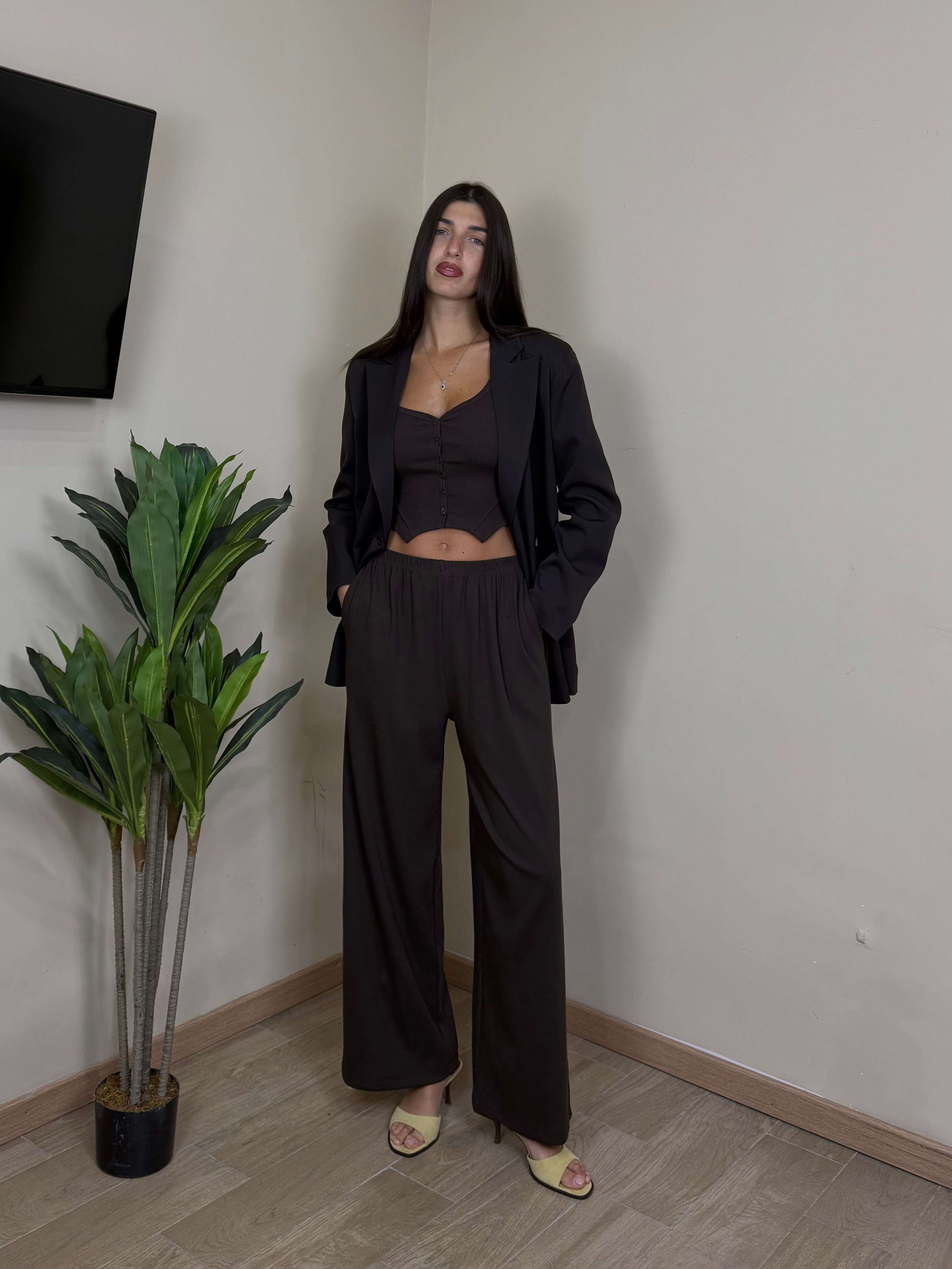 Coordinato Friday marrone