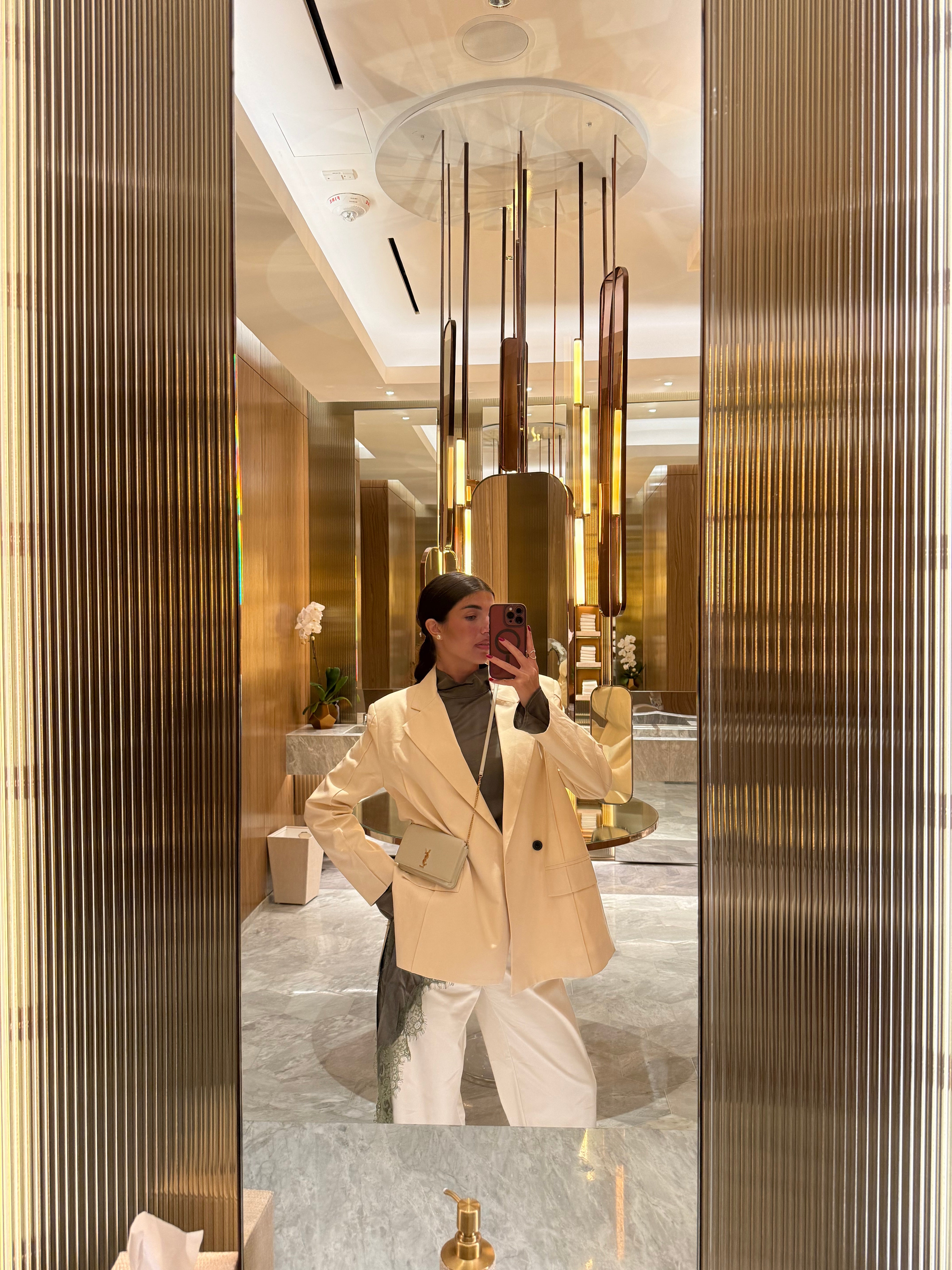 Blazer panna lumina