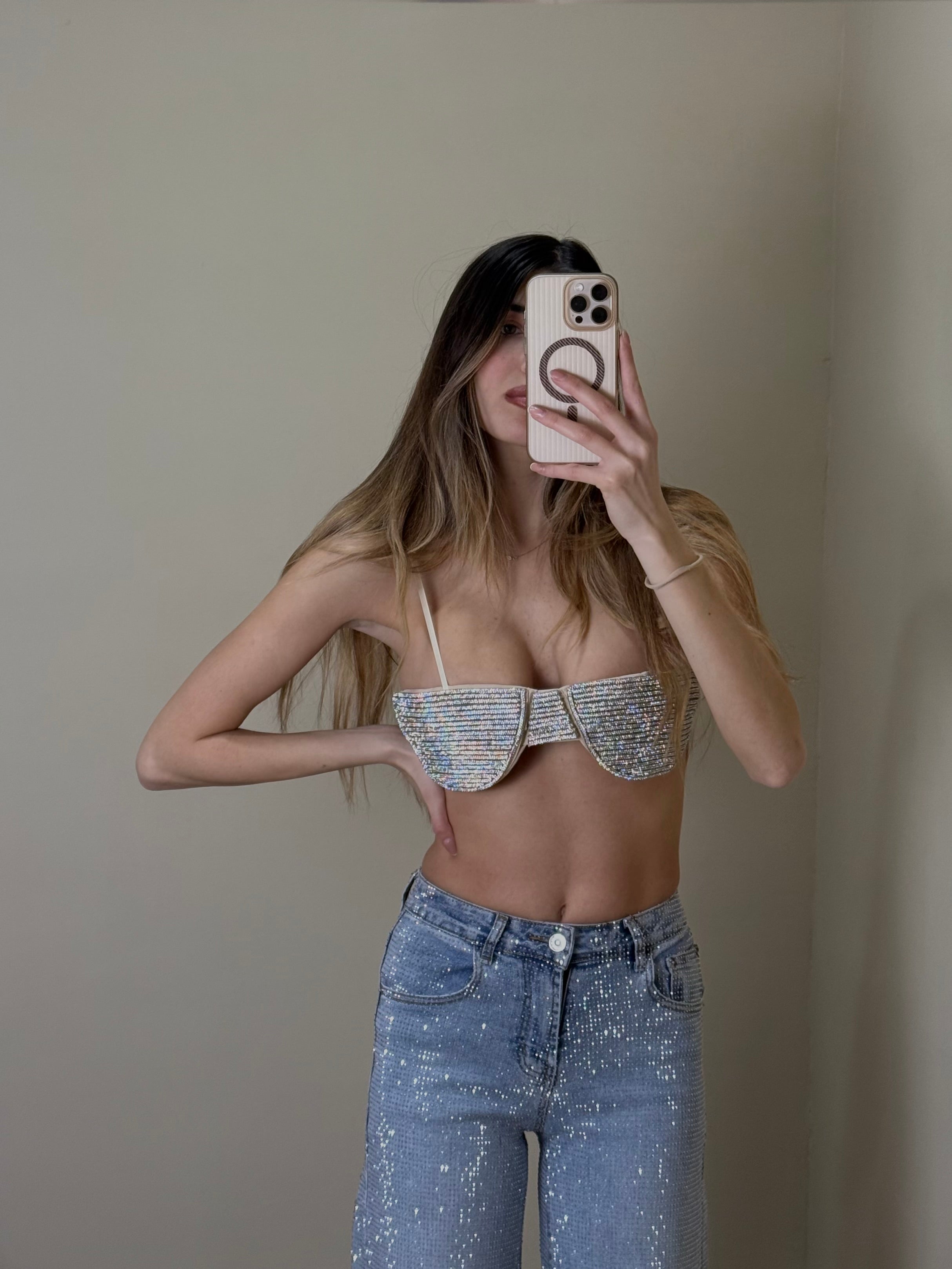 Bralette Mykonos nude - LadyB Shop Online