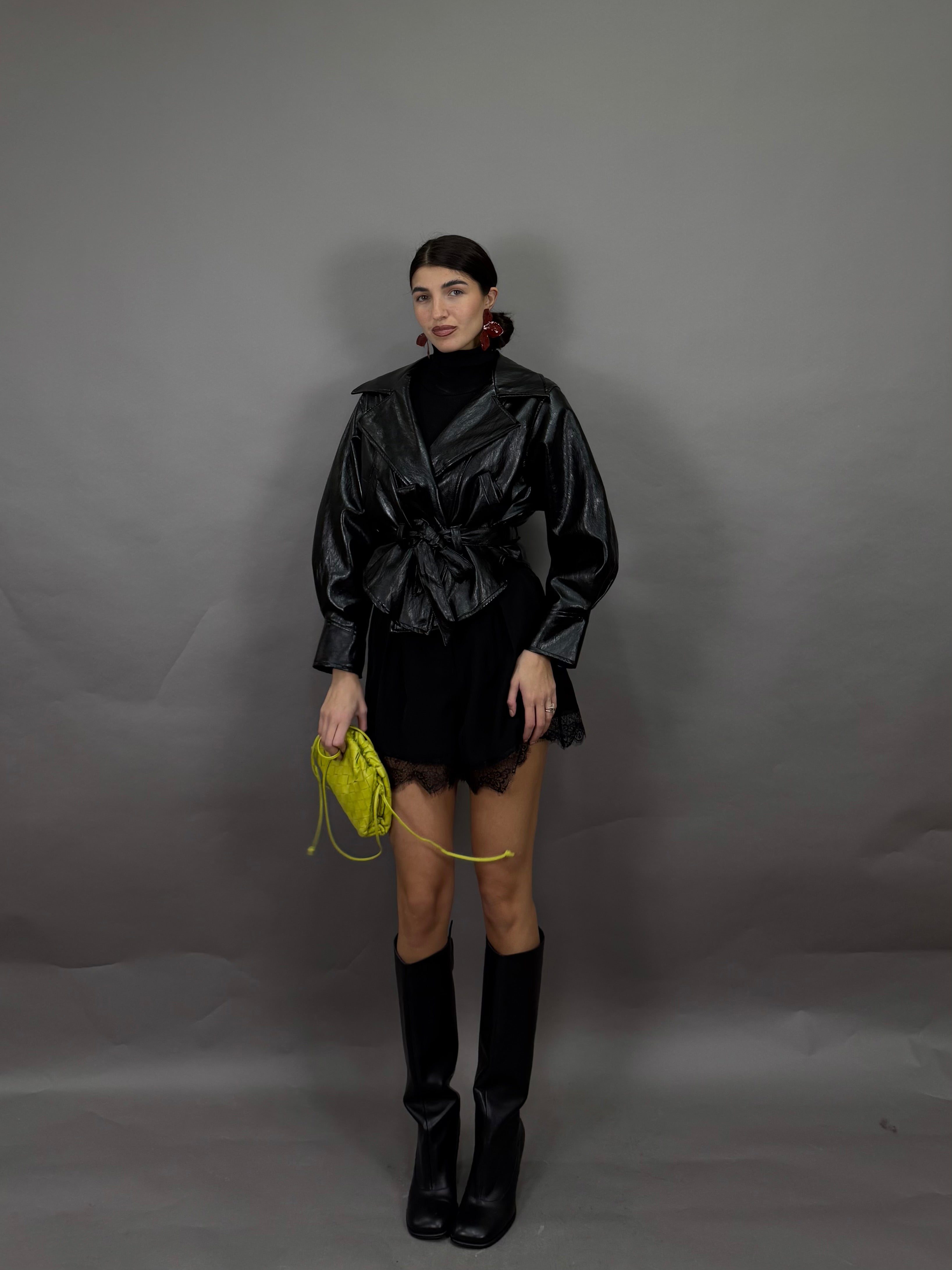 Giacca in pelle by just nera