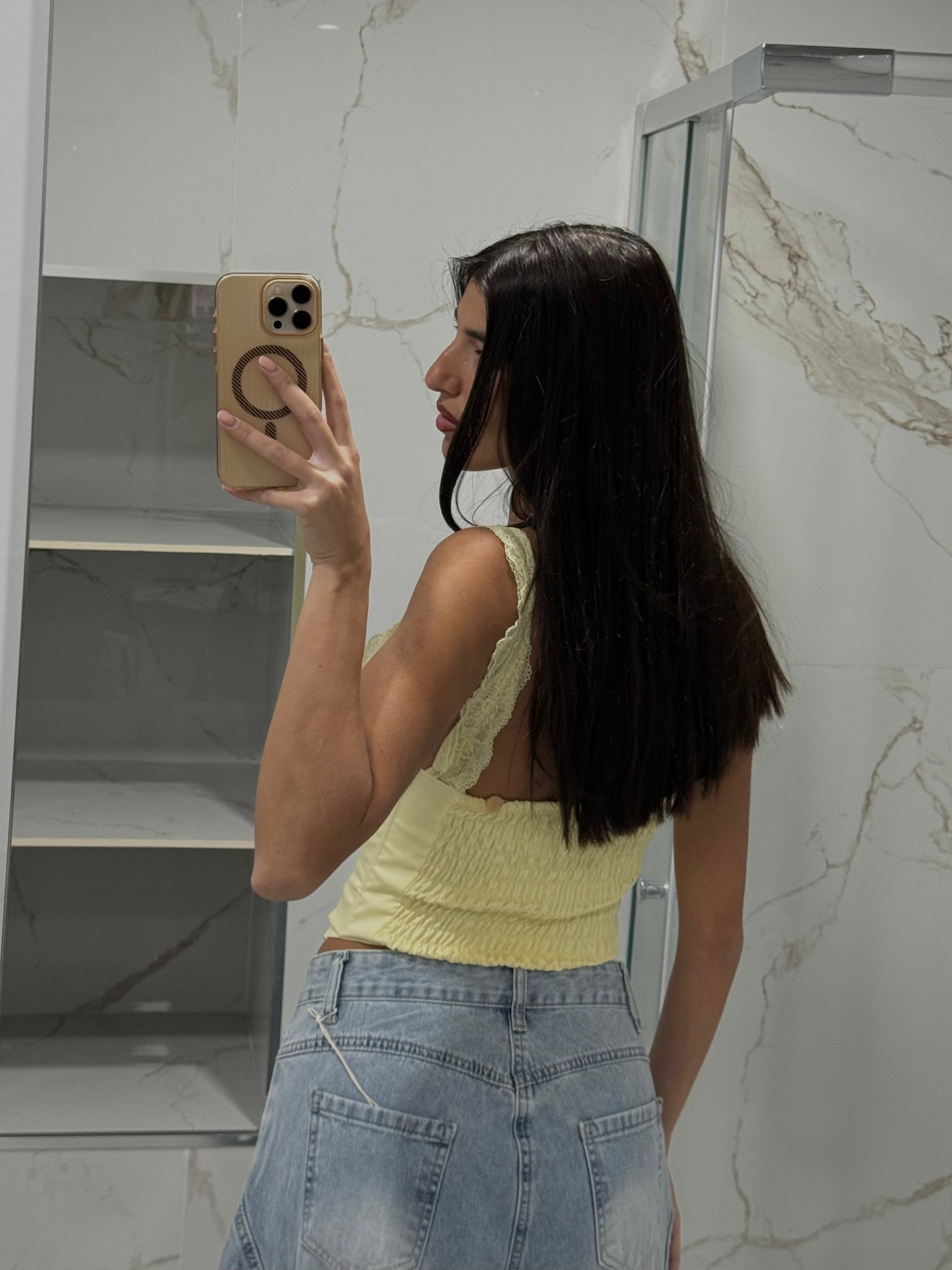 Corpetto Jenni giallo