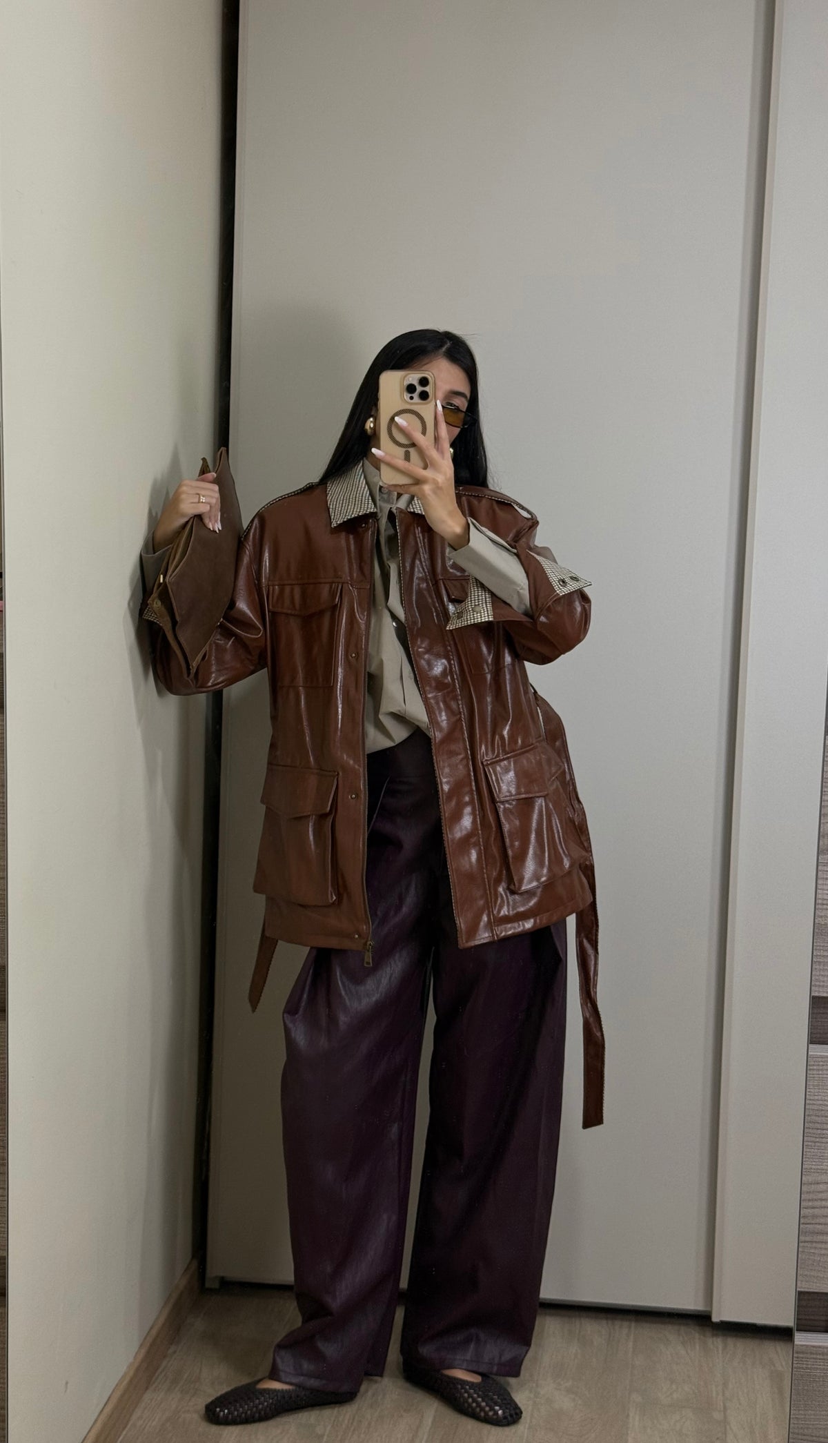 Giacca in pelle Ross